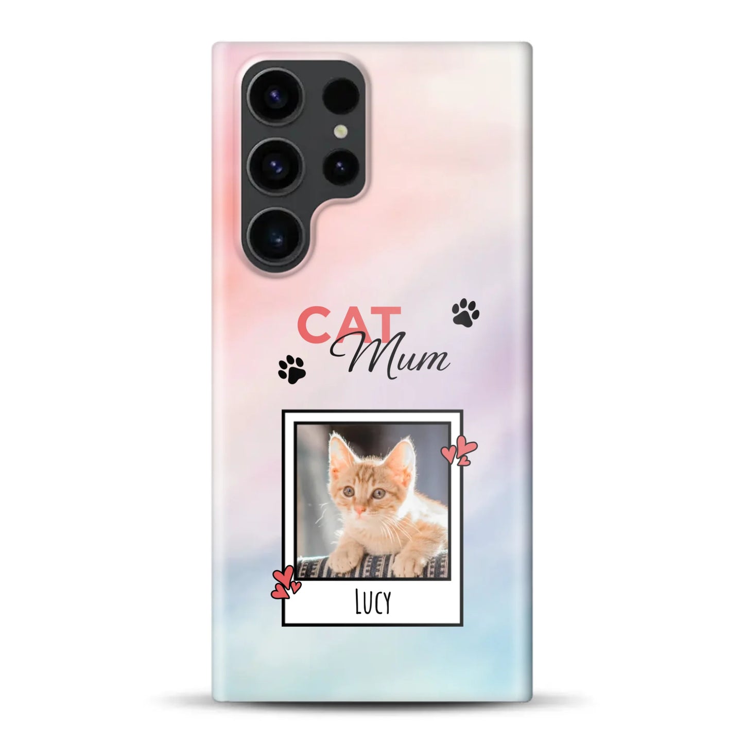 Katzen Mama - Individuelle Hardcase Hülle für Samsung