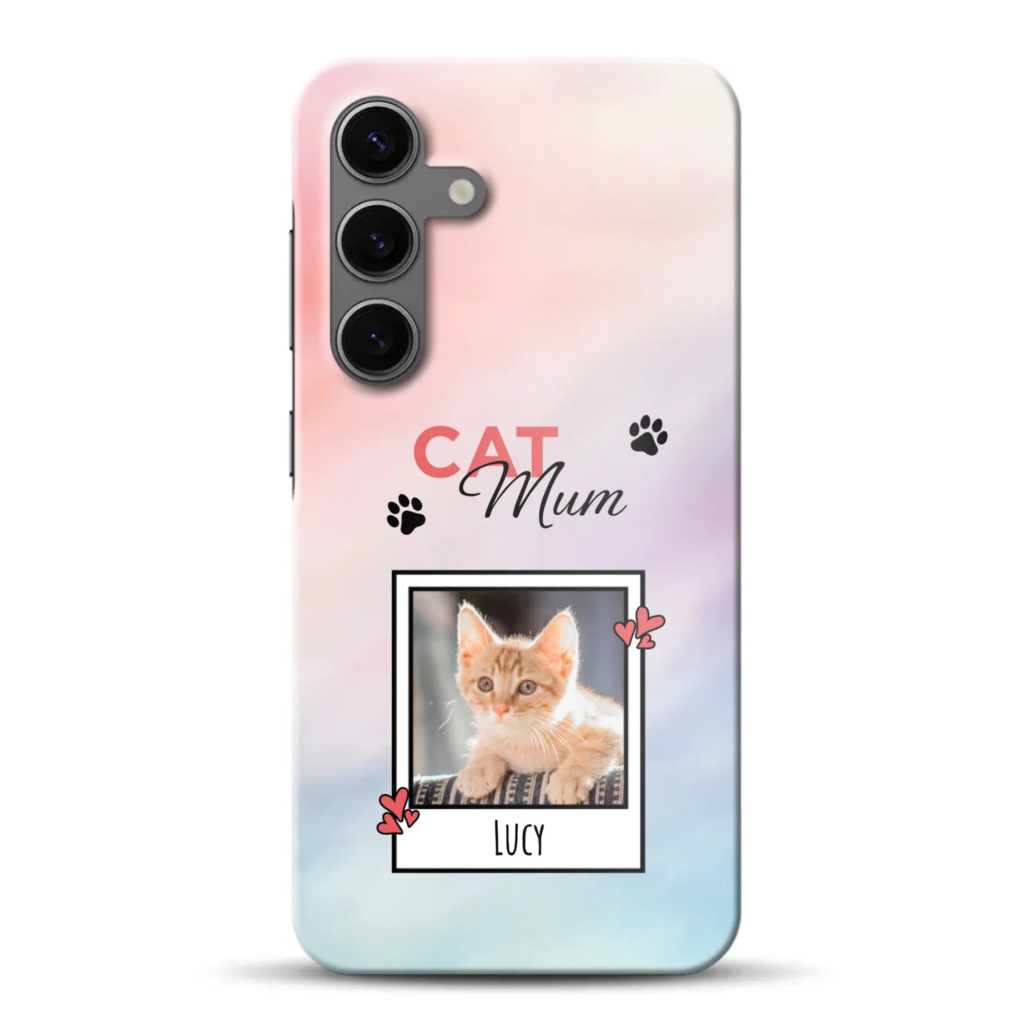 Katzen Mama - Individuelle Hardcase Hülle für Samsung