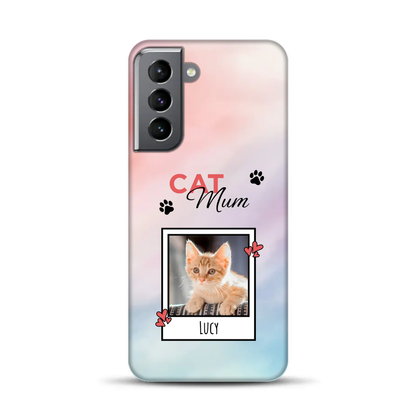 Katzen Mama - Individuelle Premium Hülle für Samsung