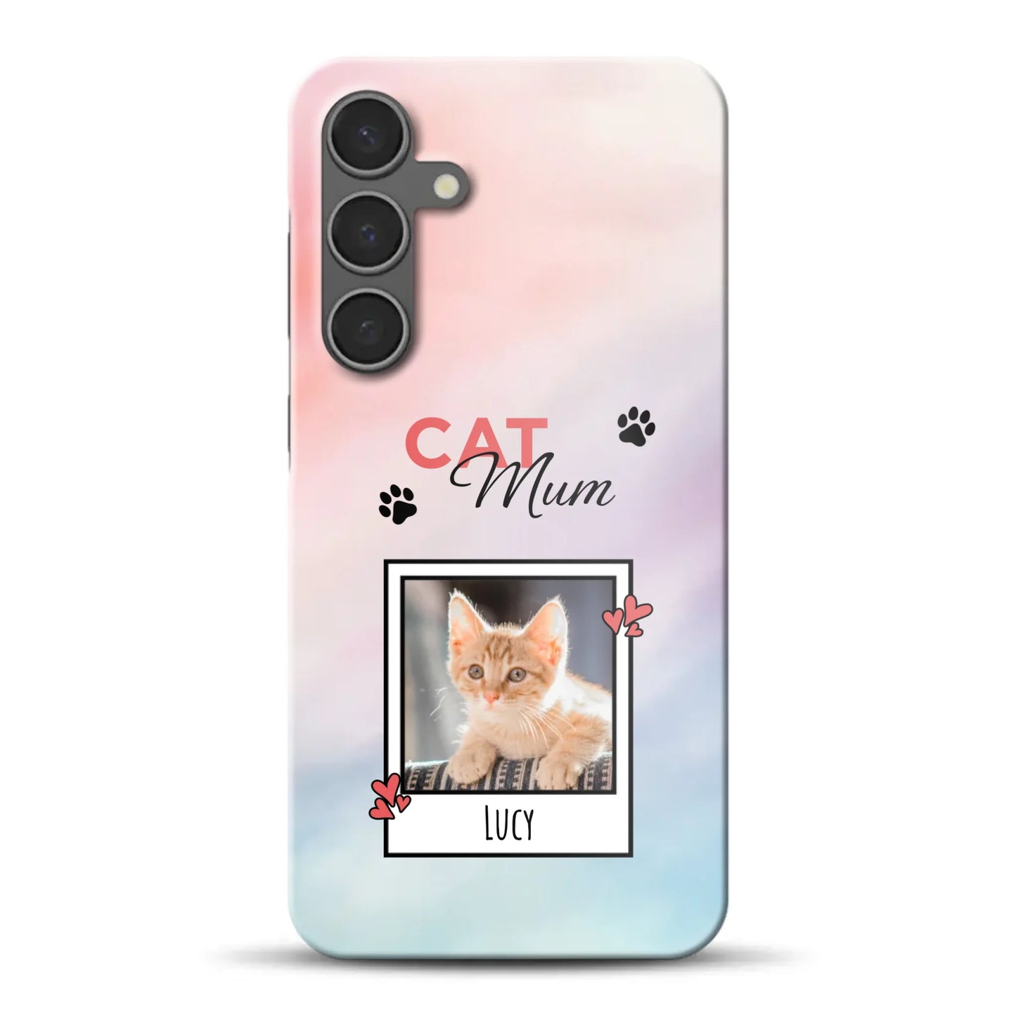 Katzen Mama - Individuelle Hardcase Hülle für Samsung