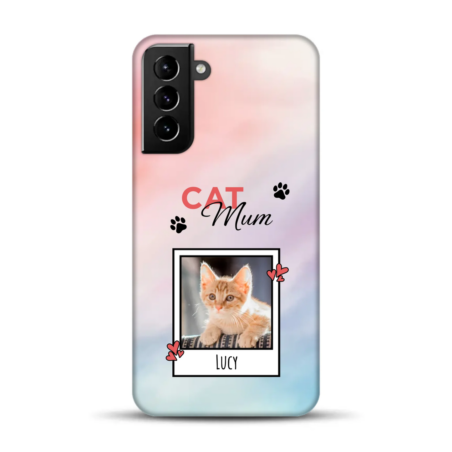 Katzen Mama - Individuelle Premium Hülle für Samsung