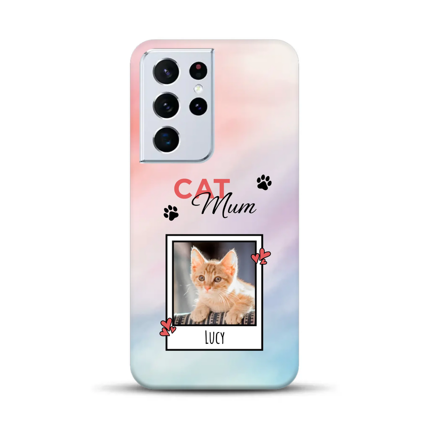 Katzen Mama - Individuelle Premium Hülle für Samsung