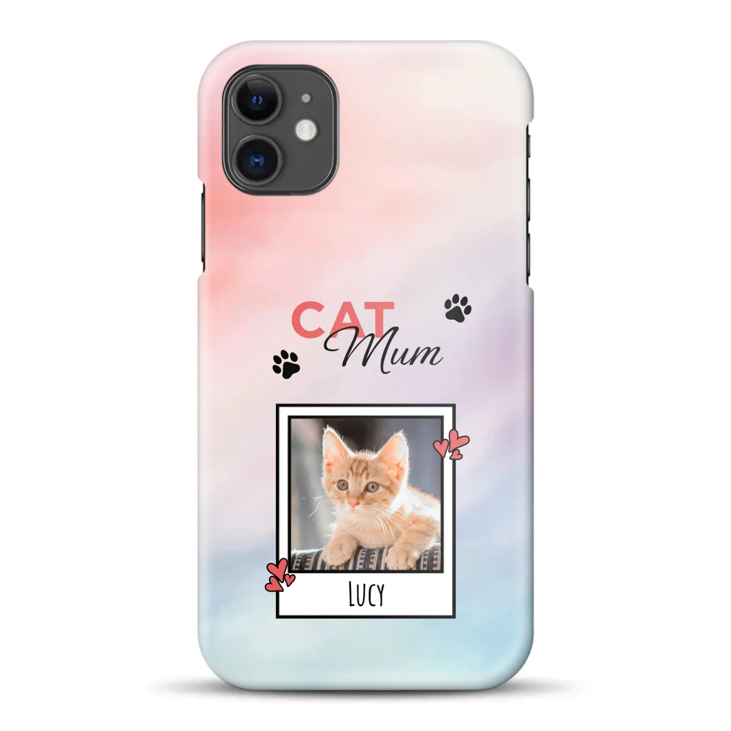 Katzen Mama - Individuelle Hardcase Hülle für iPhone