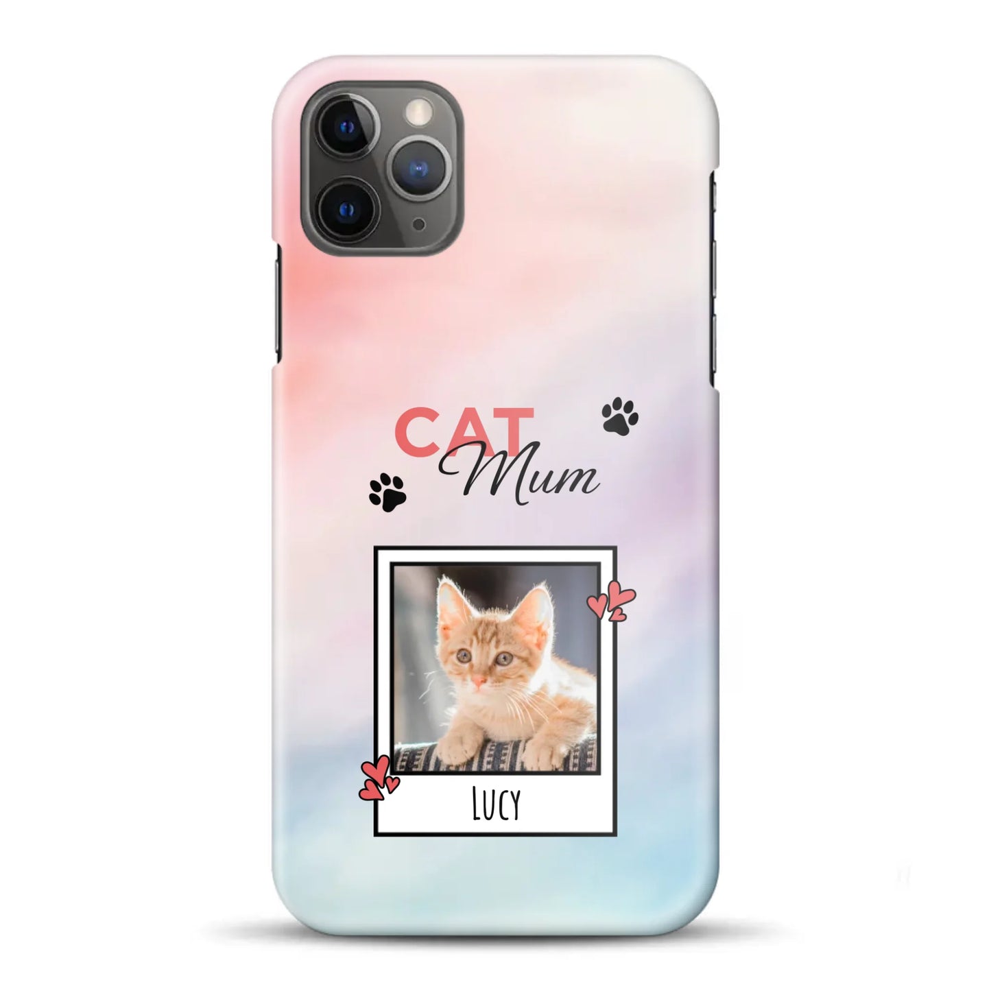 Katzen Mama - Individuelle Hardcase Hülle für iPhone