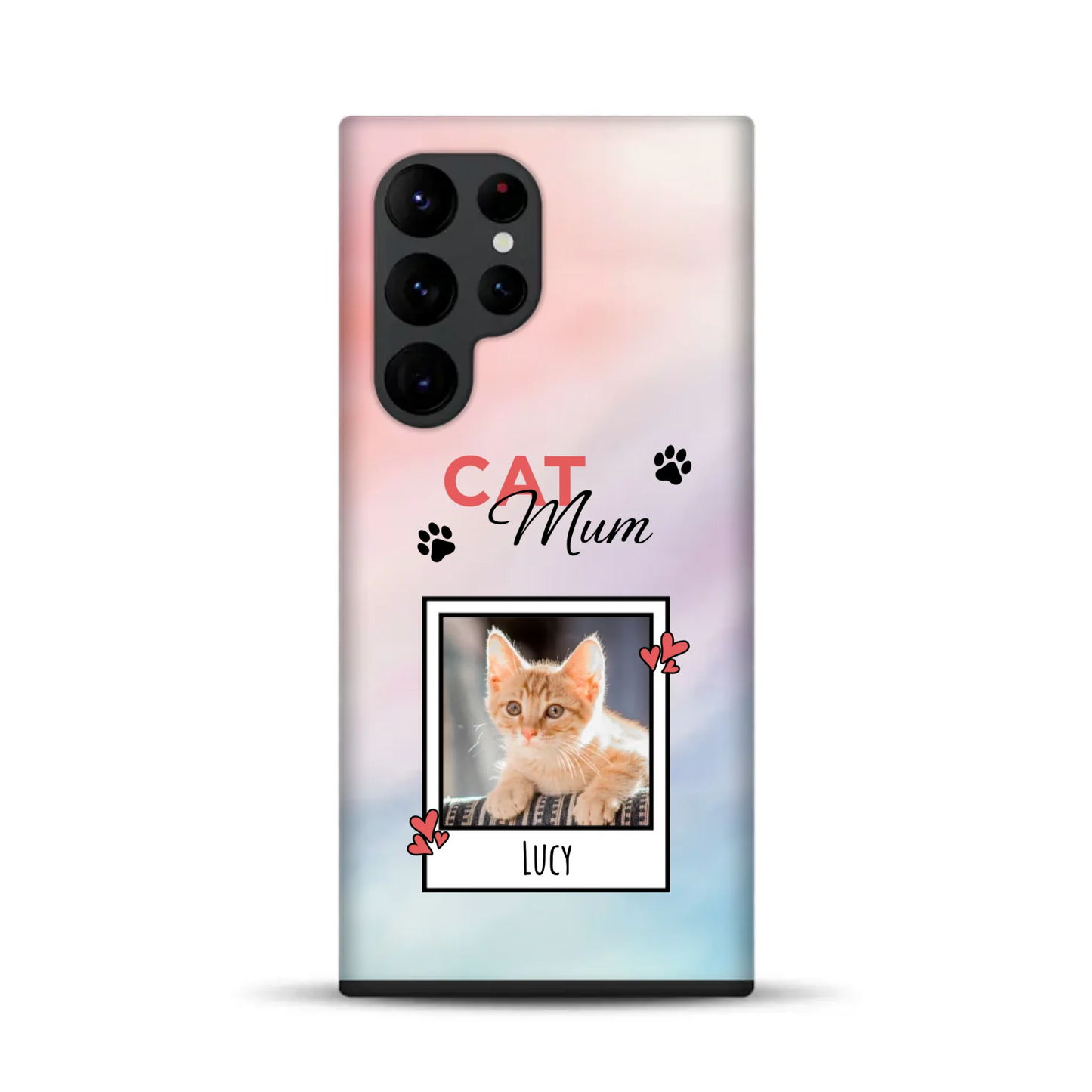 Katzen Mama - Individuelle Premium Hülle für Samsung