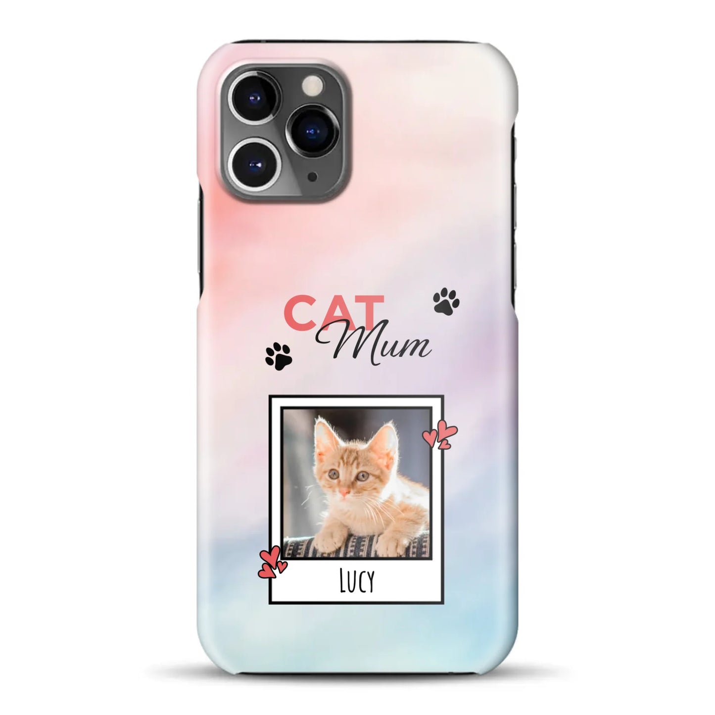 Katzen Mama - Individuelle Hardcase Hülle für iPhone