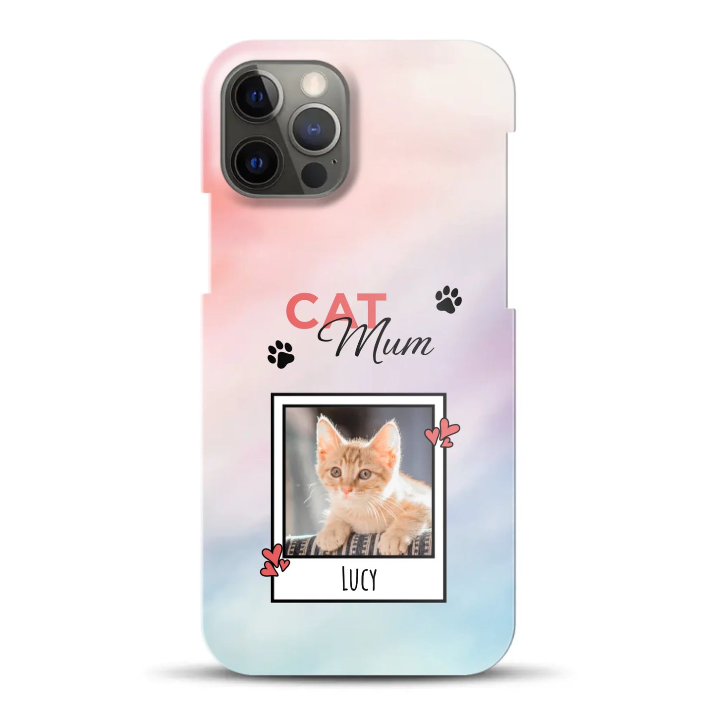 Katzen Mama - Individuelle Hardcase Hülle für iPhone