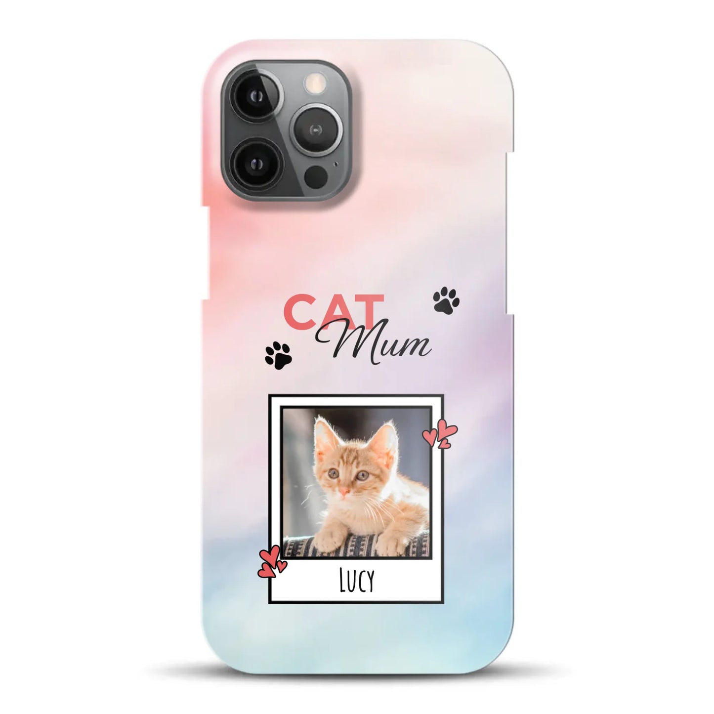 Katzen Mama - Individuelle Hardcase Hülle für iPhone