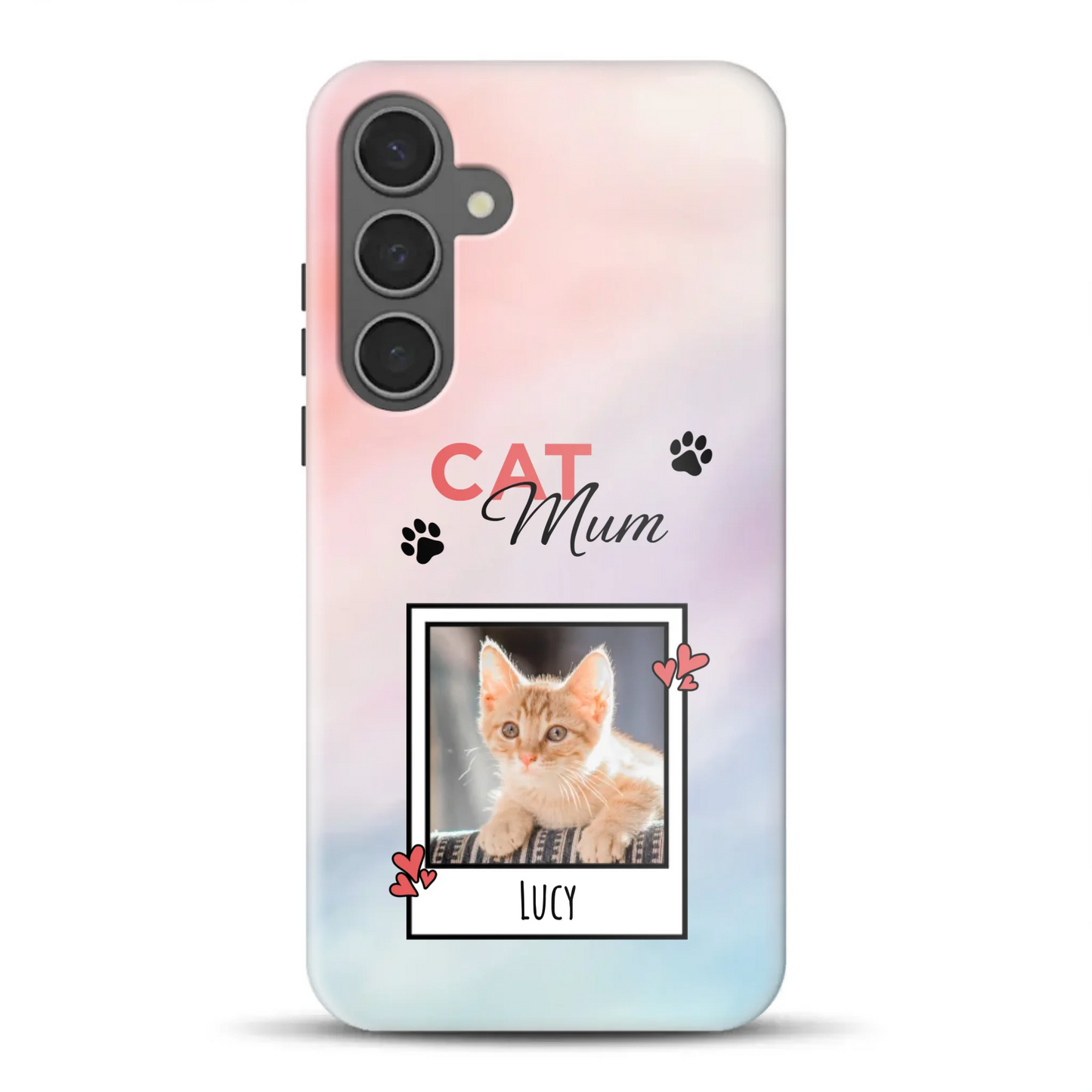 Katzen Mama - Individuelle Premium Hülle für Samsung
