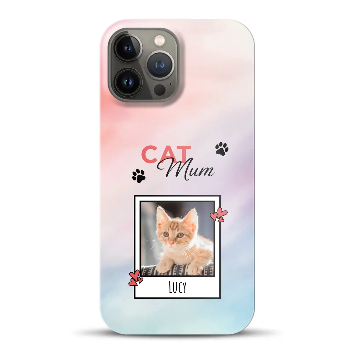 Katzen Mama - Individuelle Hardcase Hülle für iPhone