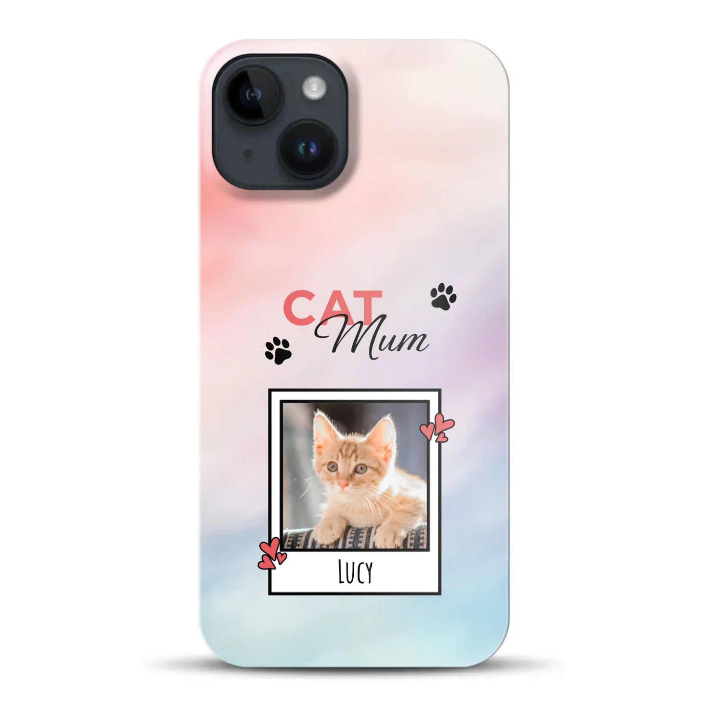 Katzen Mama - Individuelle Hardcase Hülle für iPhone