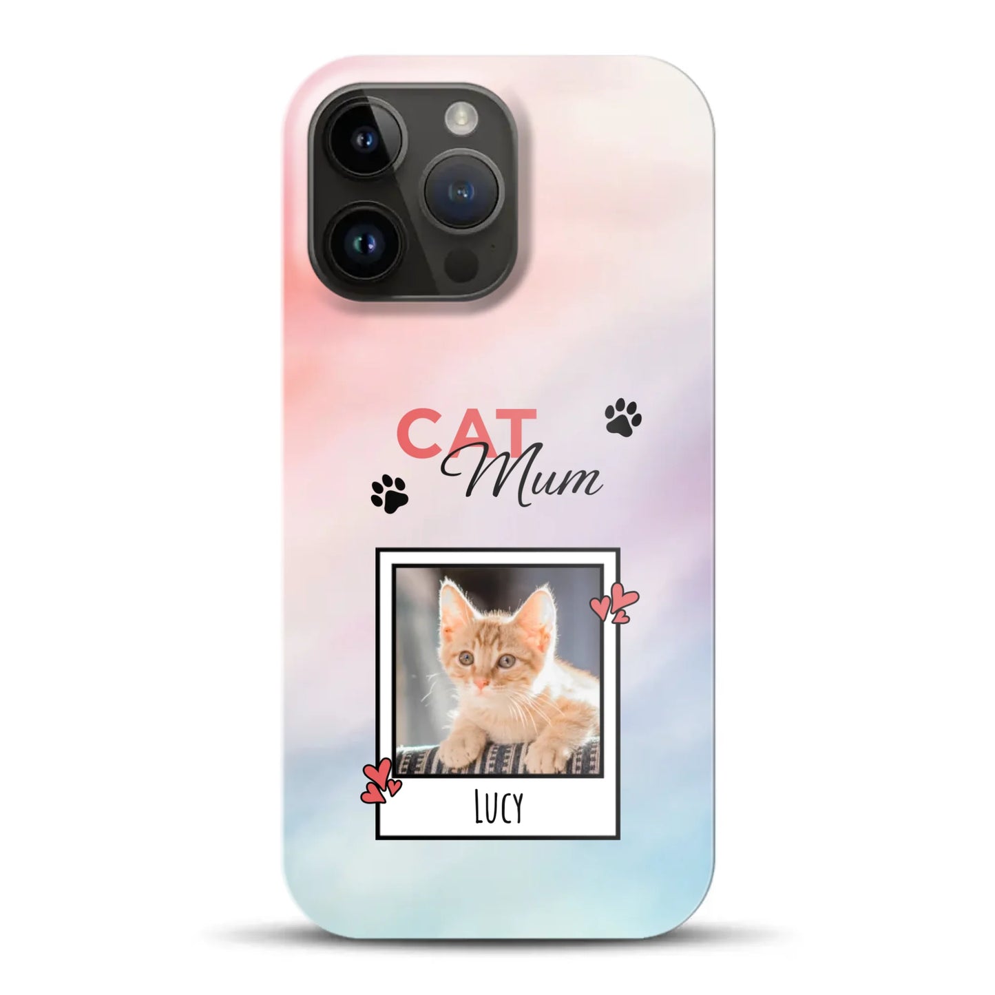 Katzen Mama - Individuelle Hardcase Hülle für iPhone