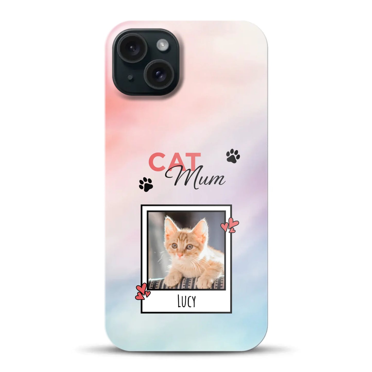 Katzen Mama - Individuelle Hardcase Hülle für iPhone