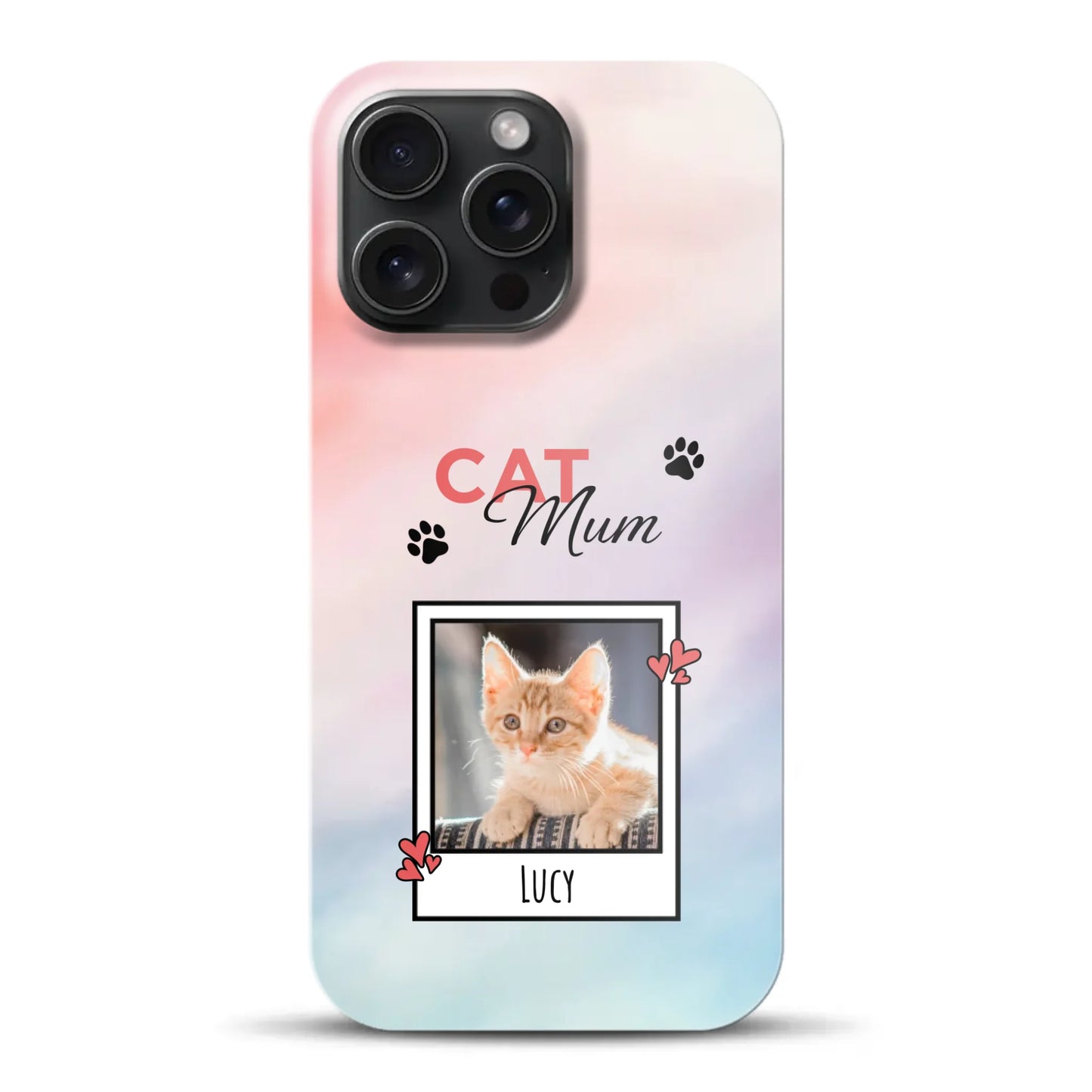Katzen Mama - Individuelle Hardcase Hülle für iPhone