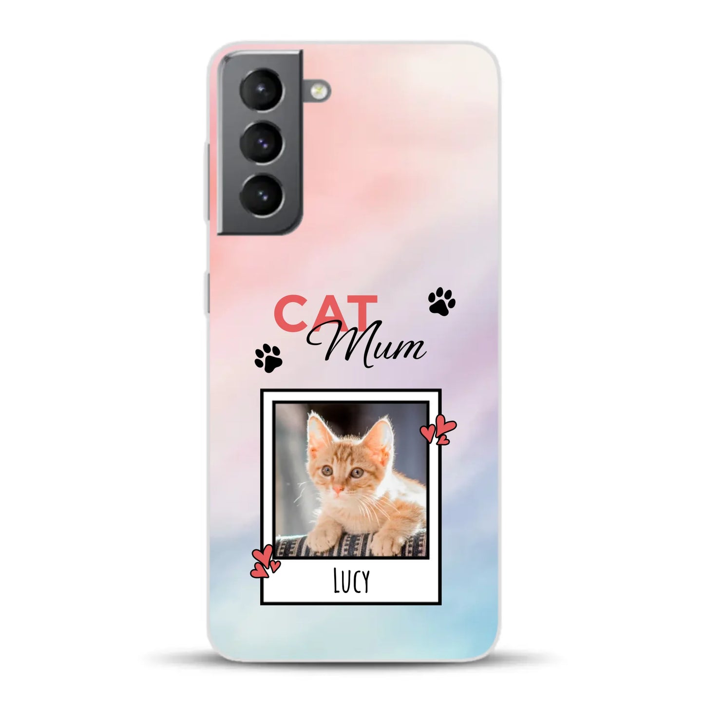 Katzen Mama - Individuelle Handyhülle für Samsung