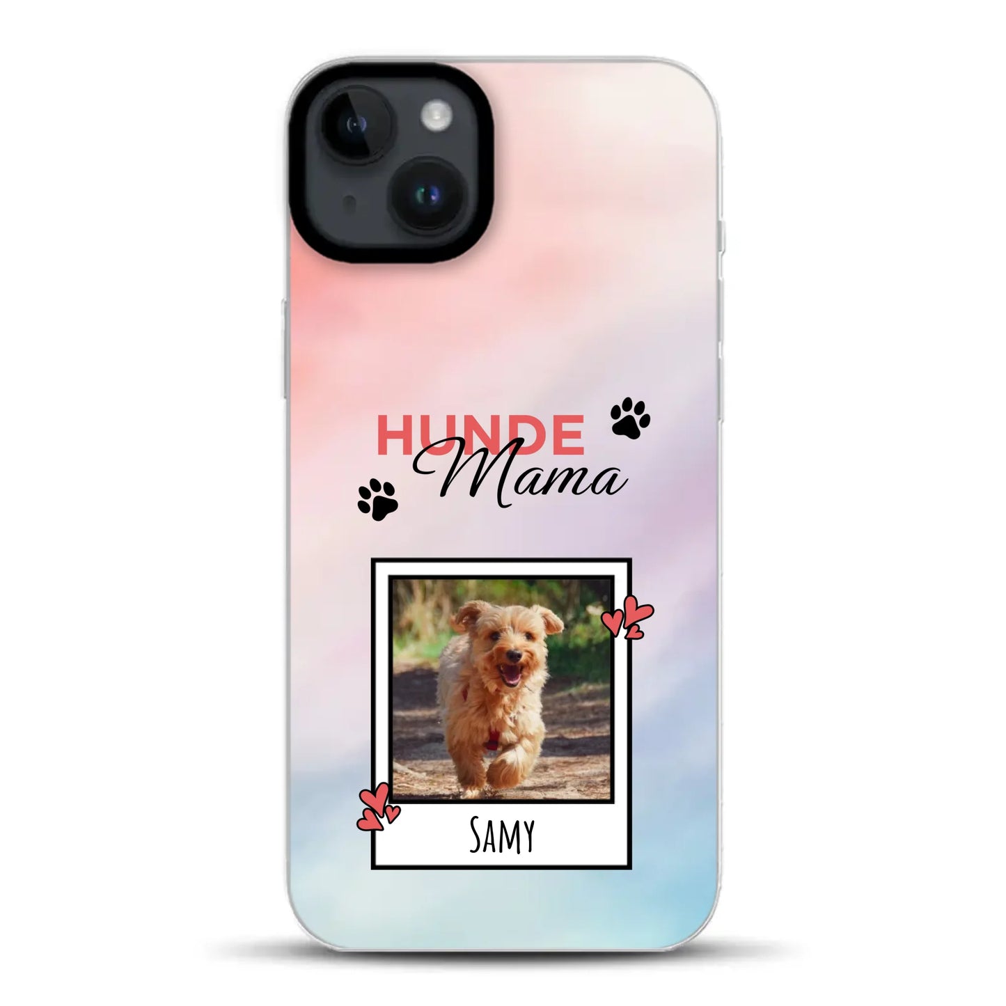 Hunde Mama - Individuelle Hybrid Hülle mit MagSafe