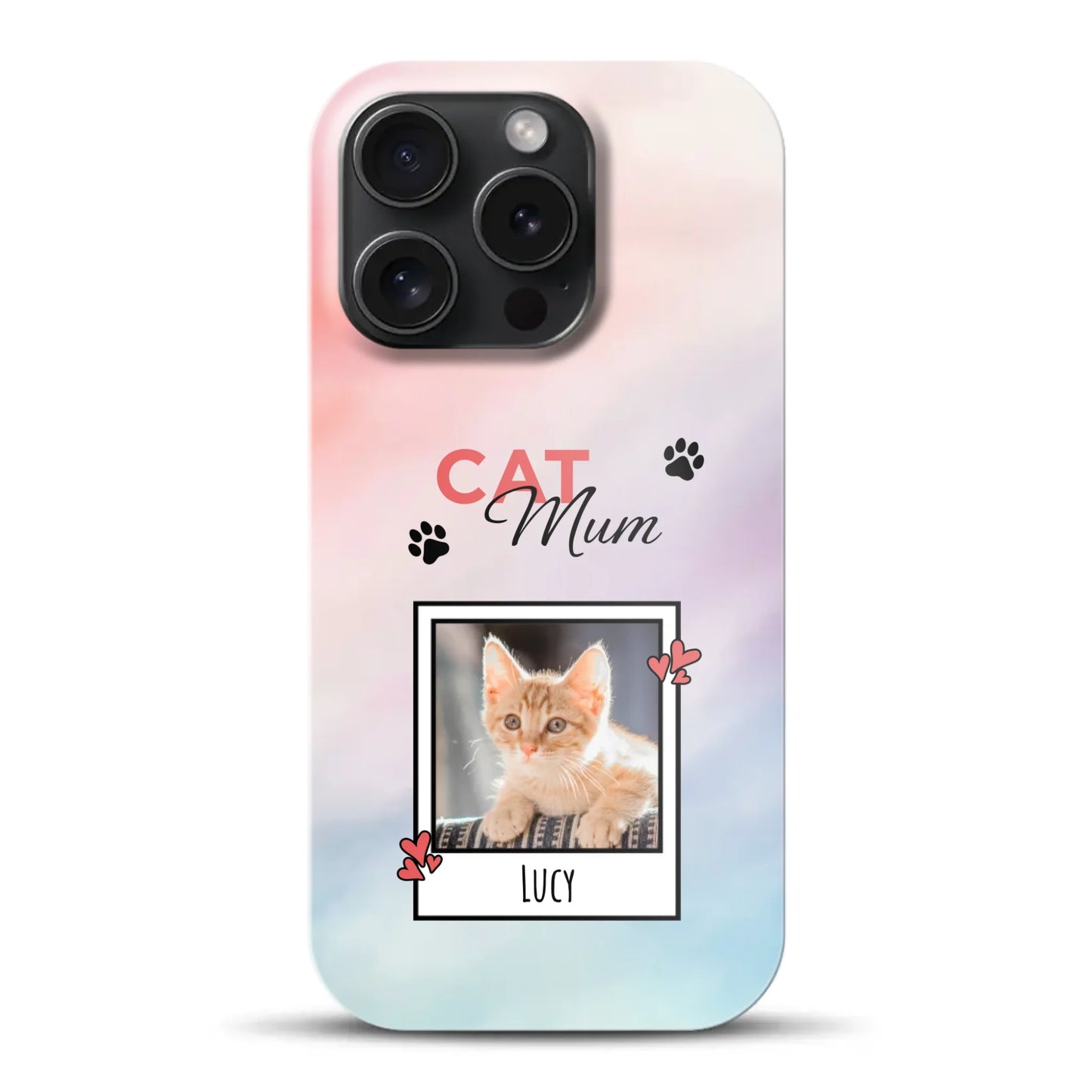 Katzen Mama - Individuelle Hardcase Hülle für iPhone