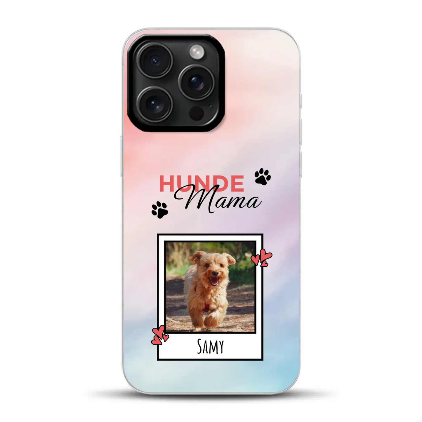Hunde Mama - Individuelle Hybrid Hülle mit MagSafe