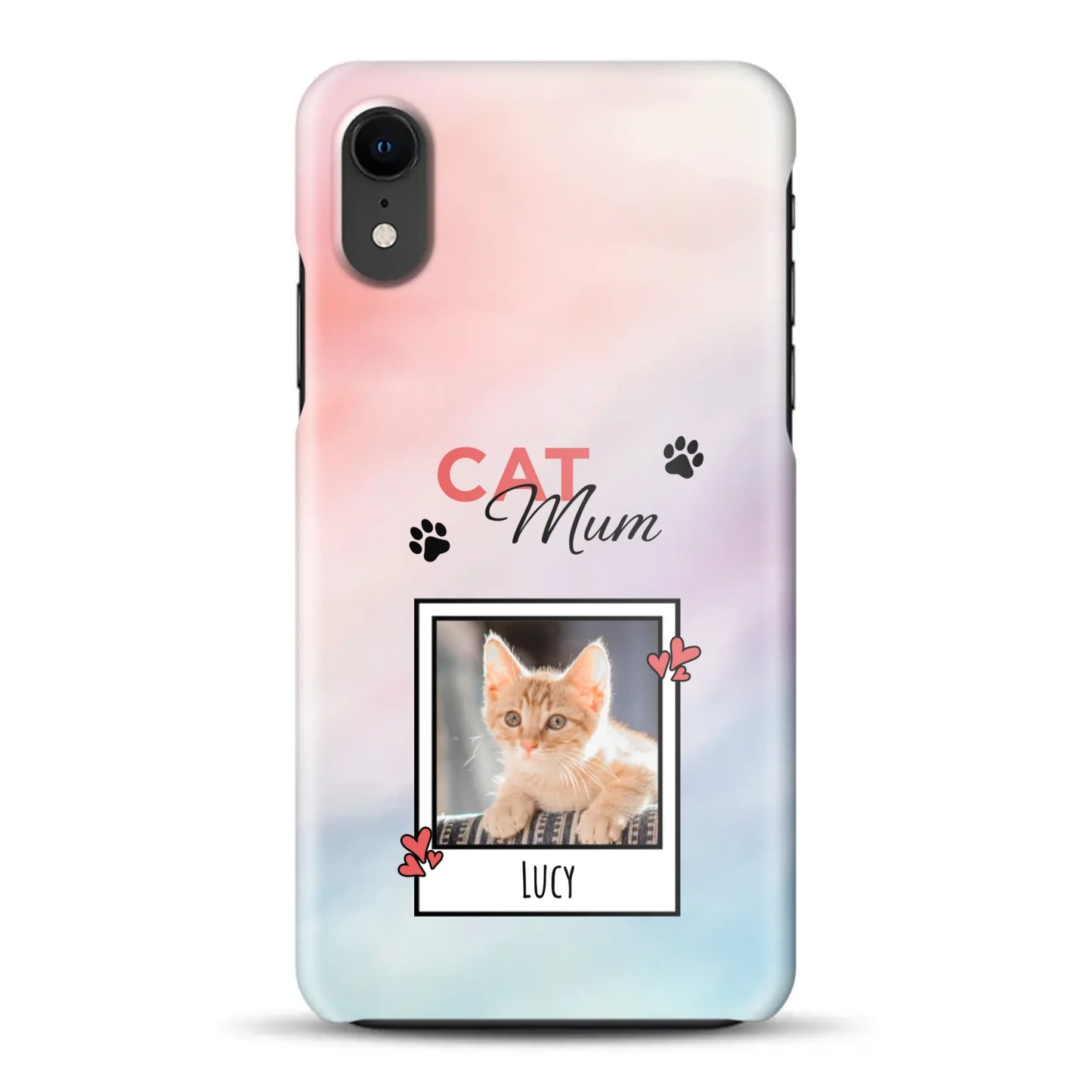 Katzen Mama - Individuelle Hardcase Hülle für iPhone