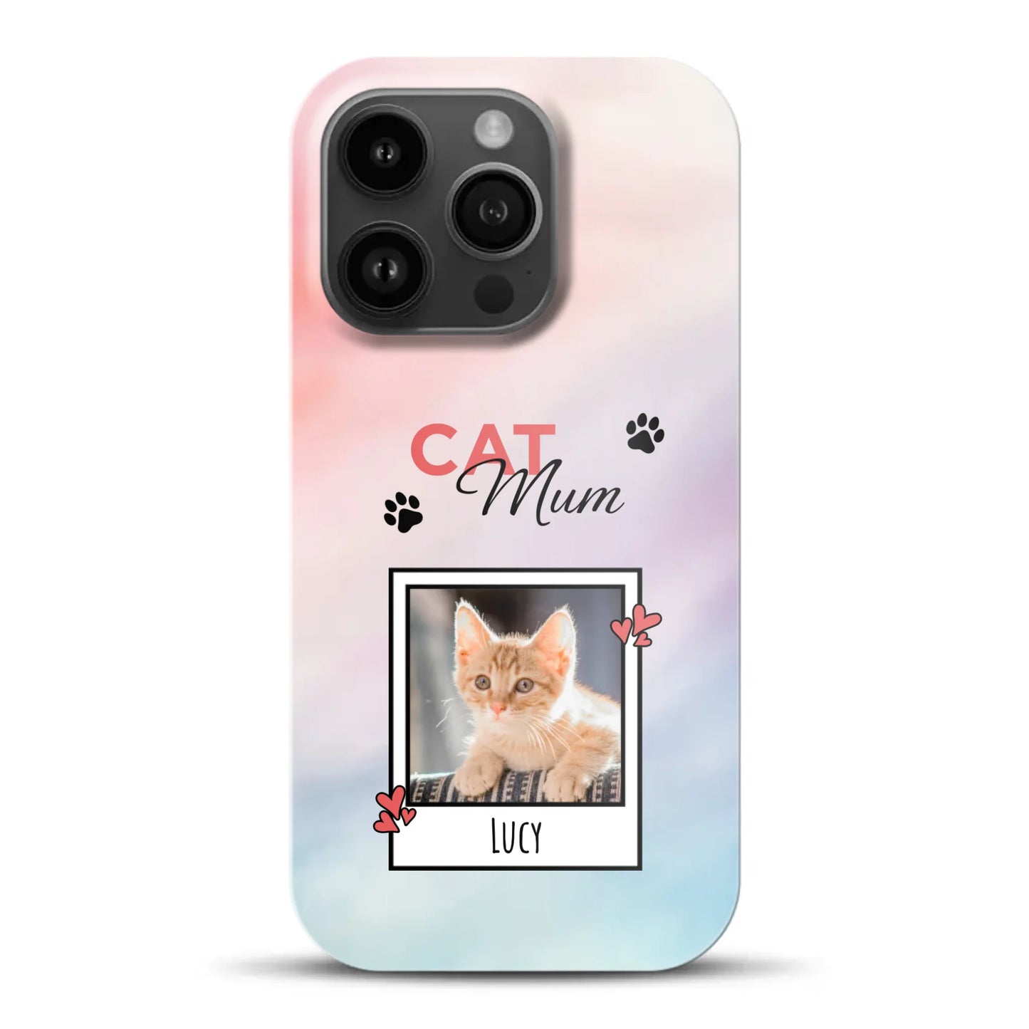 Katzen Mama - Individuelle Hardcase Hülle für iPhone