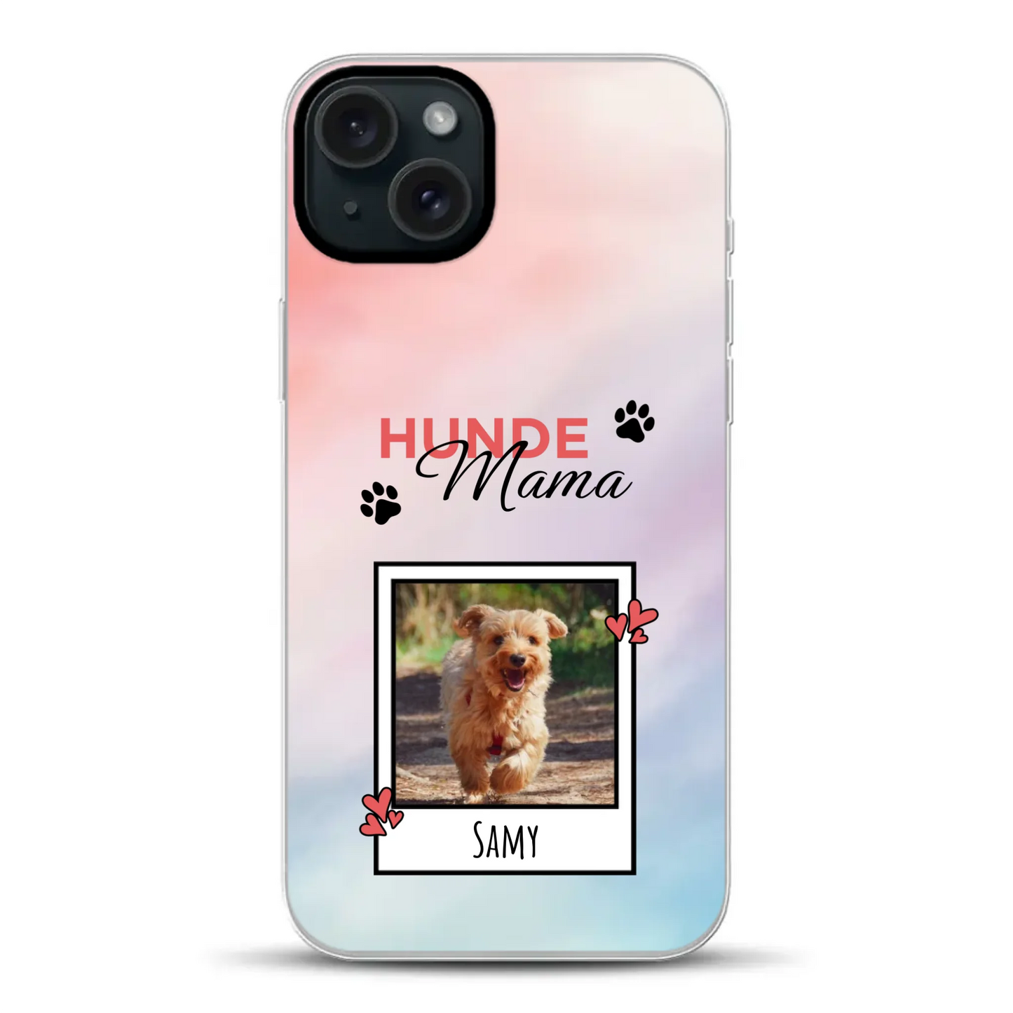 Hunde Mama - Individuelle Hybrid Hülle mit MagSafe