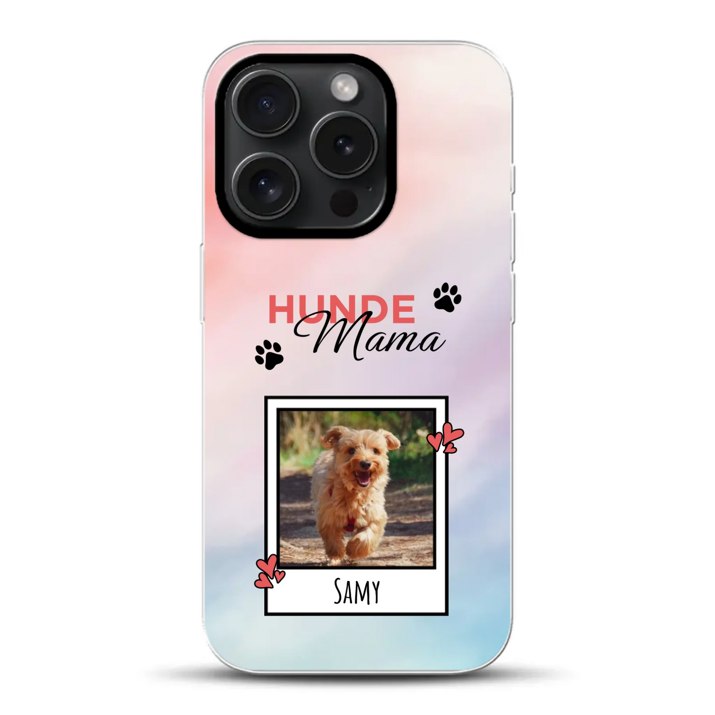 Hunde Mama - Individuelle Hybrid Hülle mit MagSafe