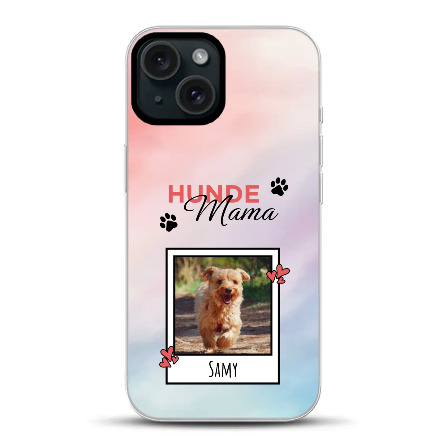 Hunde Mama - Individuelle Hybrid Hülle mit MagSafe