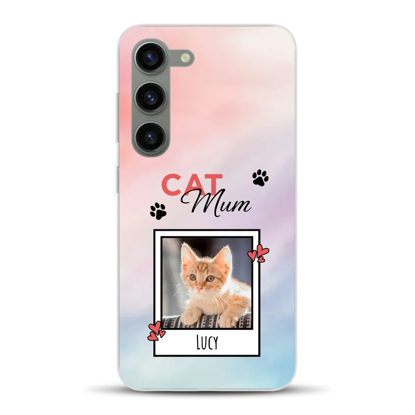 Katzen Mama - Individuelle Handyhülle für Samsung
