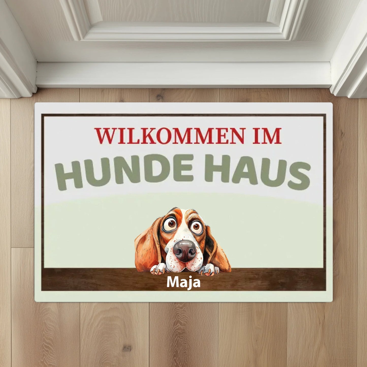 Hunde Haus / Dogs House - Individuelle Fußmatte