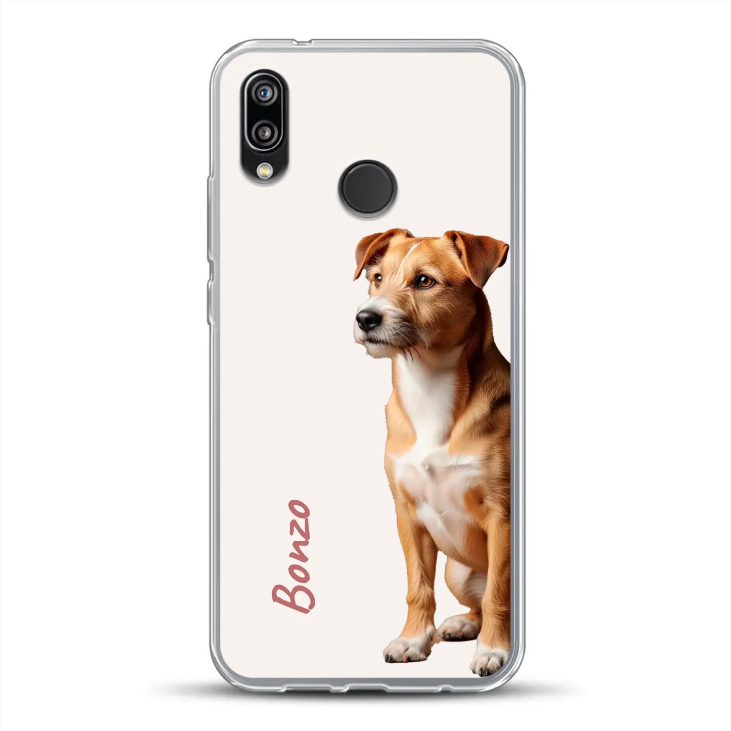Neugier um die Ecke - Individuelle Handyhülle für Huawei