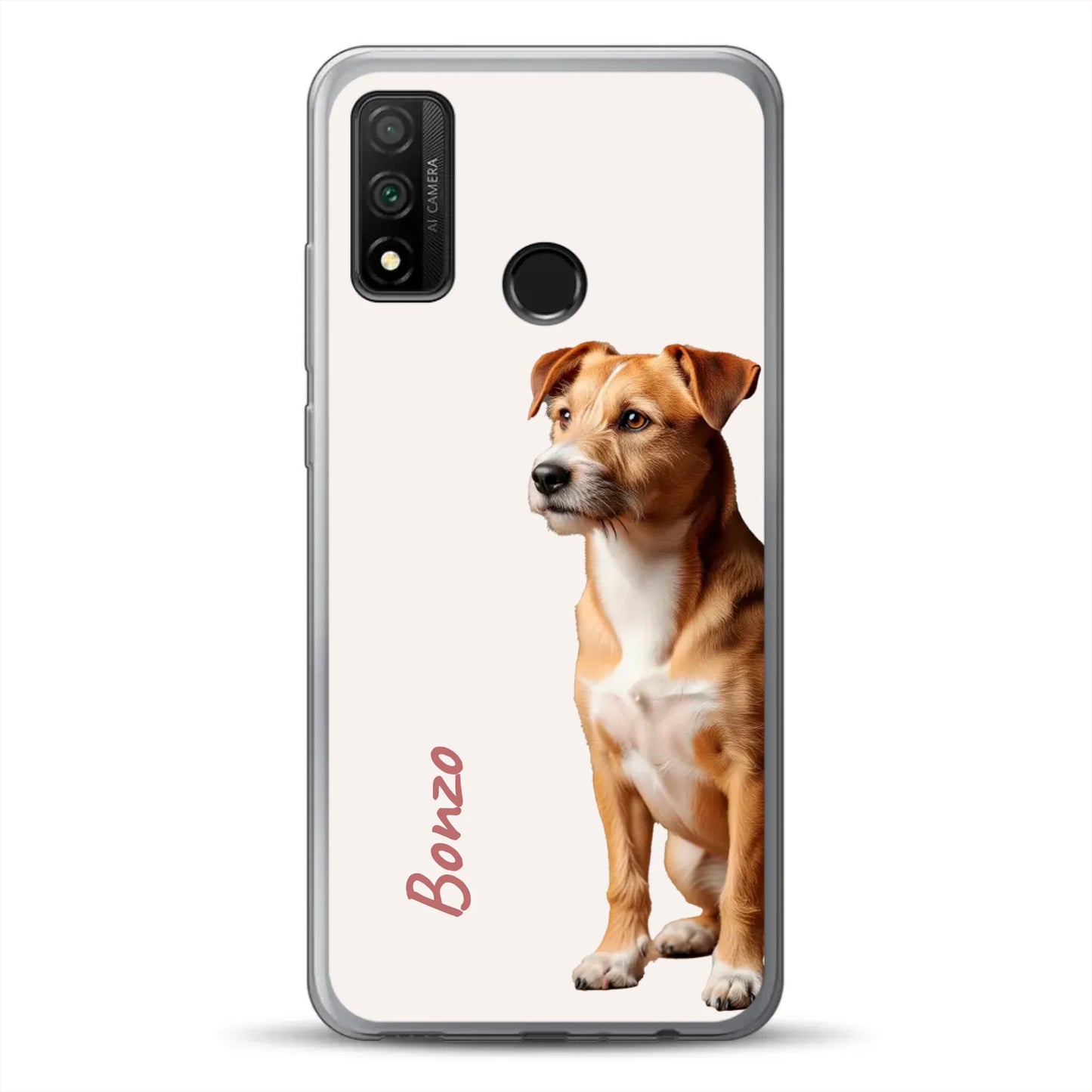 Neugier um die Ecke - Individuelle Handyhülle für Huawei