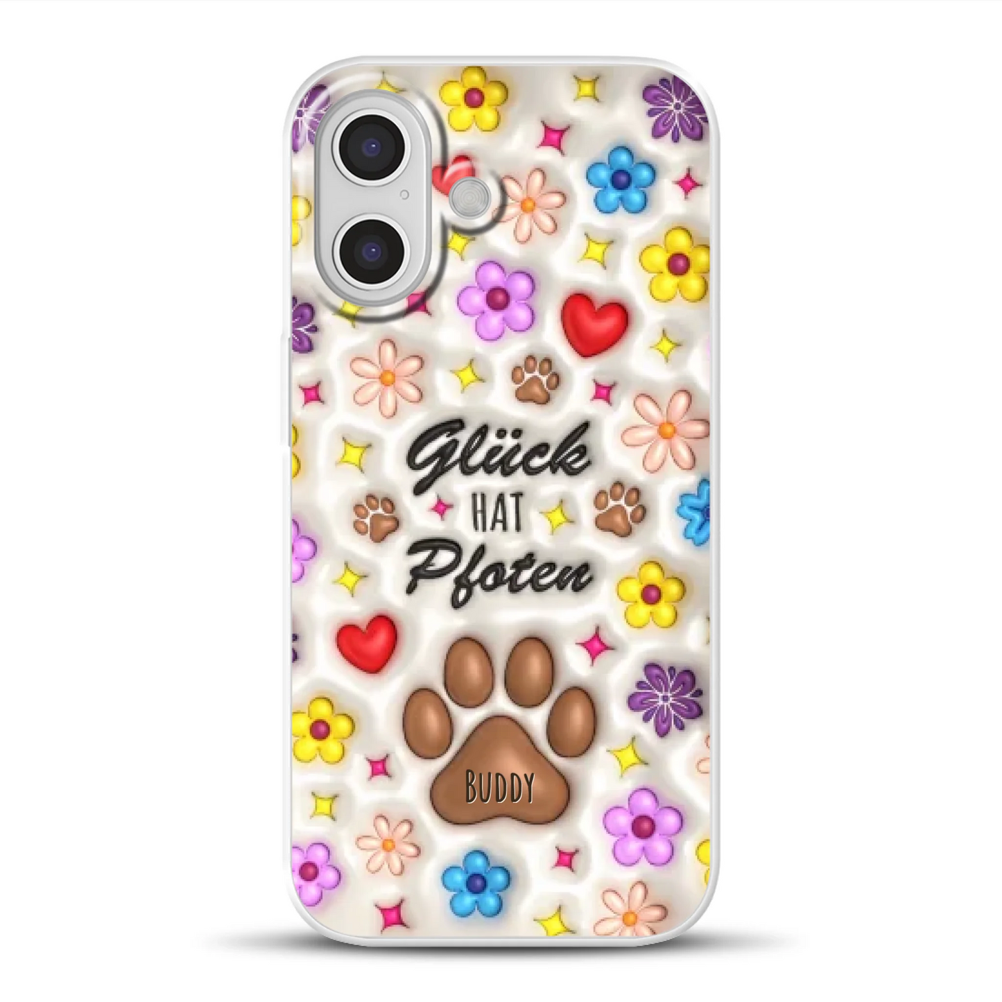 Glück hat Pfoten - Individuelle Handyhülle für iPhone