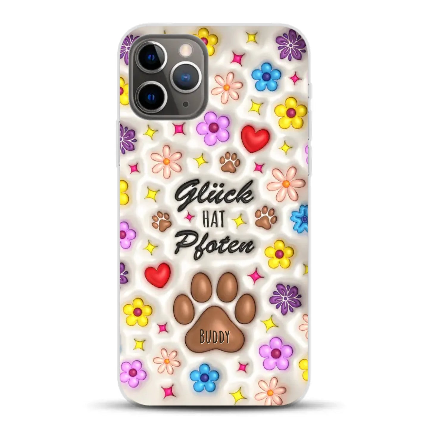 Glück hat Pfoten - Individuelle Handyhülle für iPhone