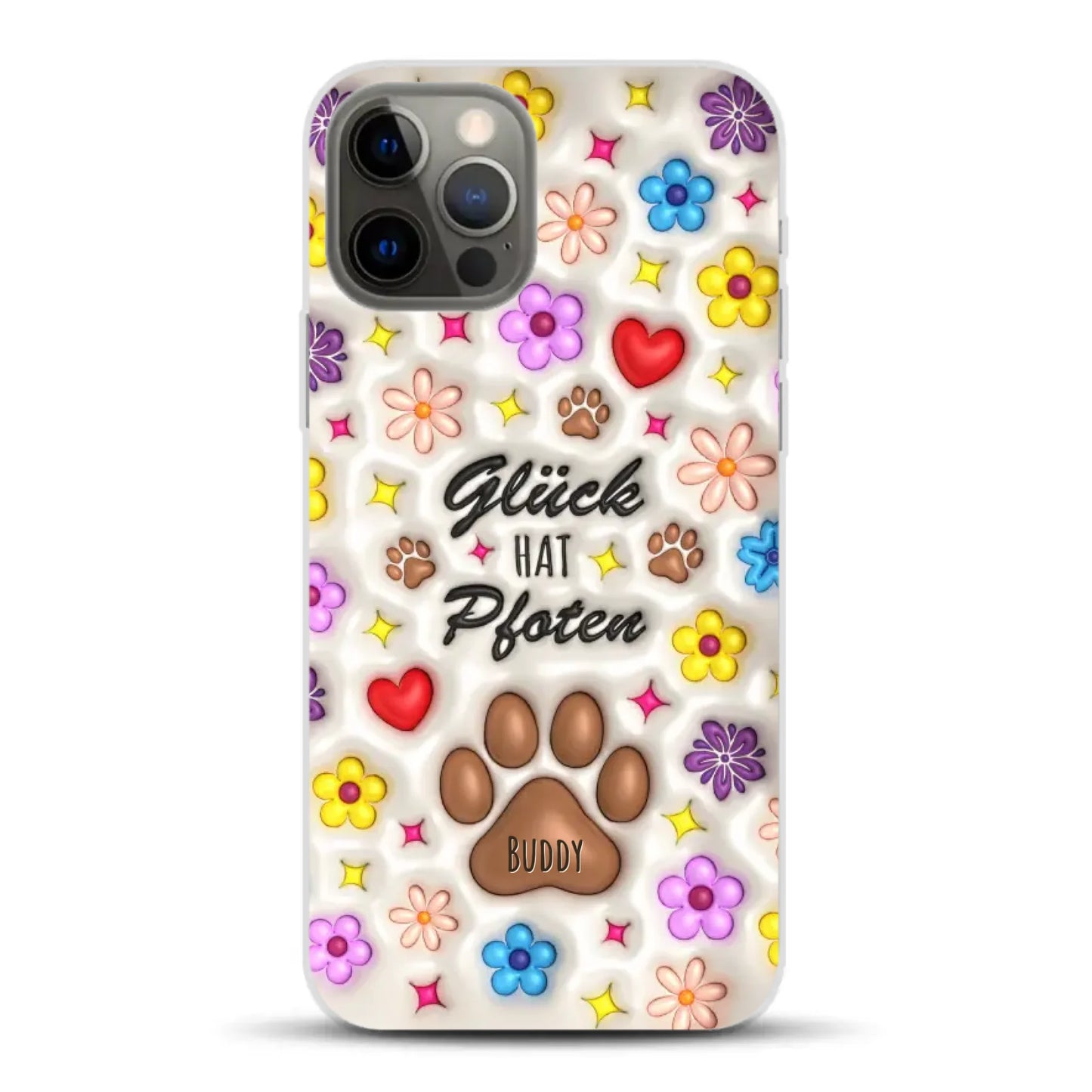 Glück hat Pfoten - Individuelle Handyhülle für iPhone
