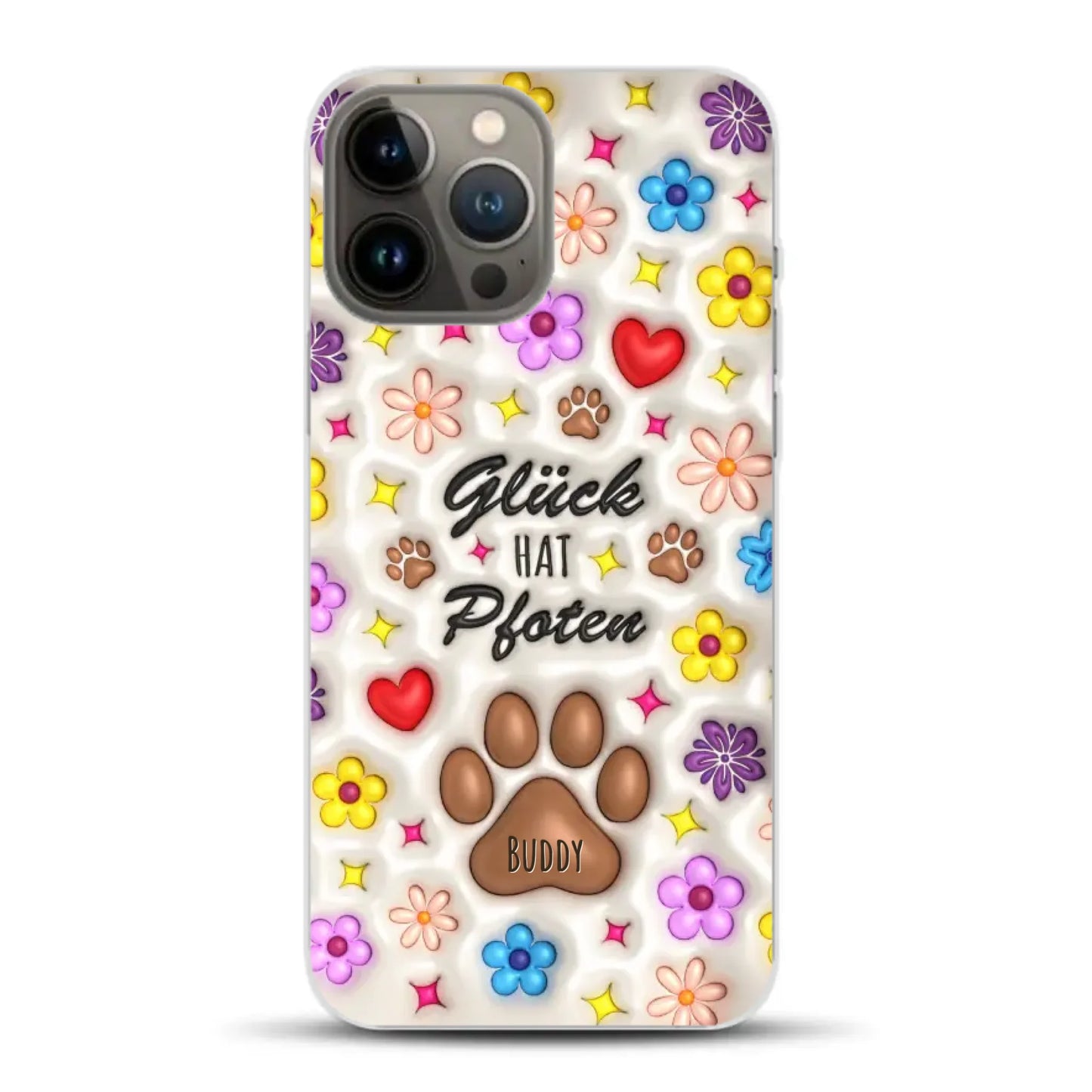 Glück hat Pfoten - Individuelle Handyhülle für iPhone