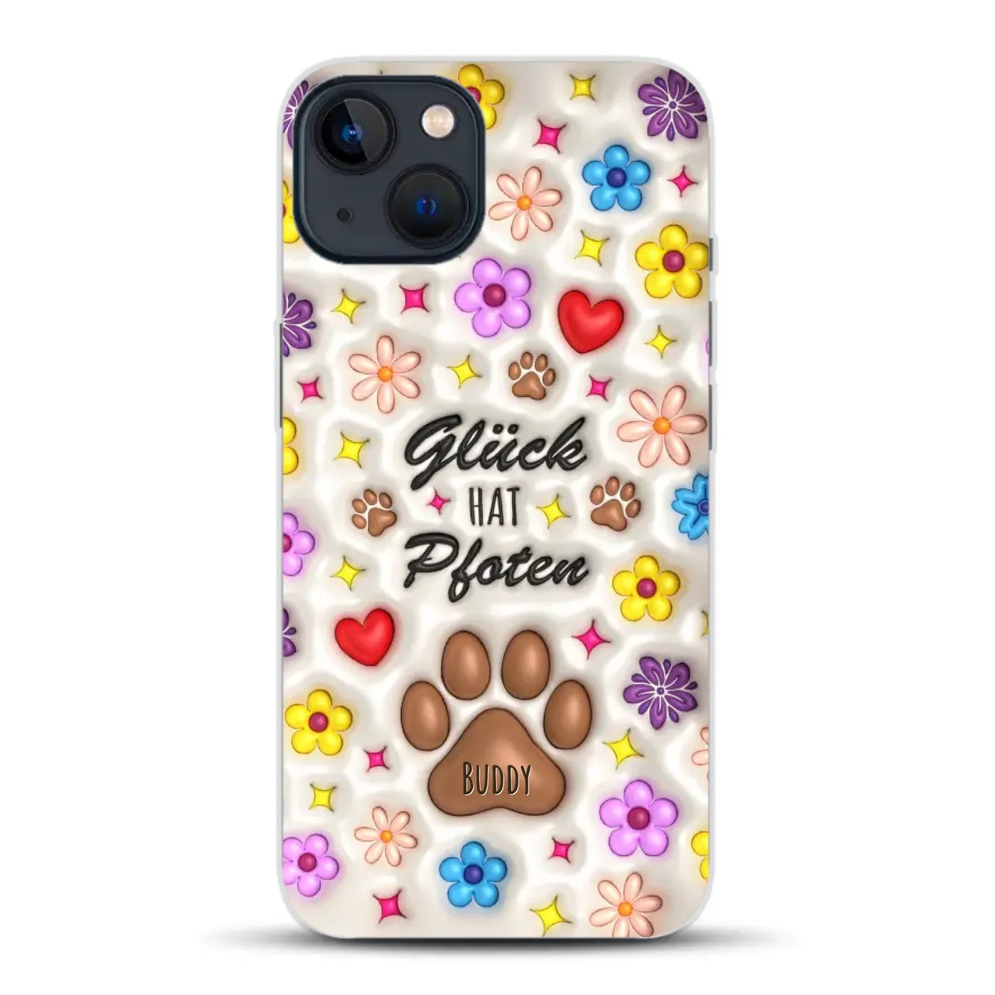 Glück hat Pfoten - Individuelle Handyhülle für iPhone