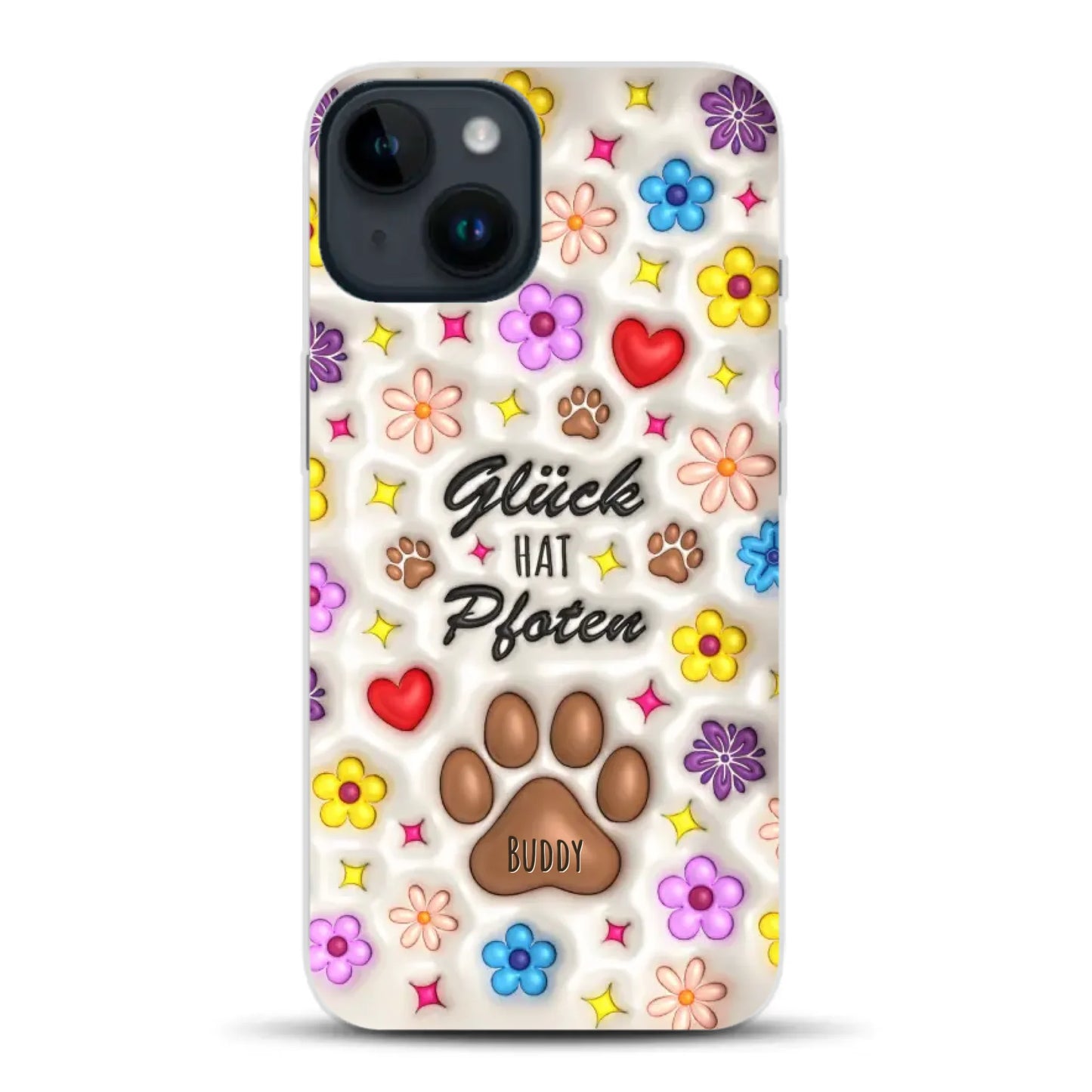 Glück hat Pfoten - Individuelle Handyhülle für iPhone