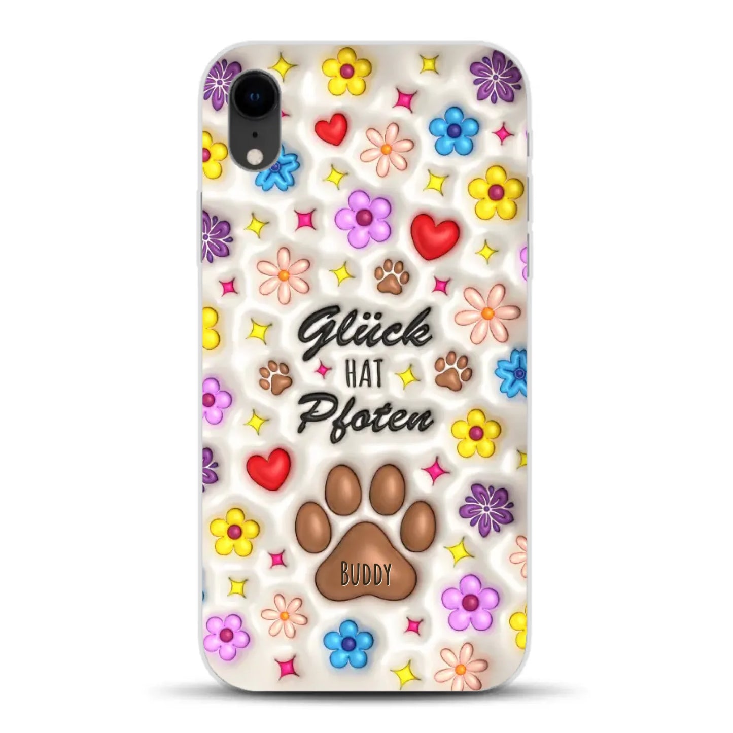 Glück hat Pfoten - Individuelle Handyhülle für iPhone