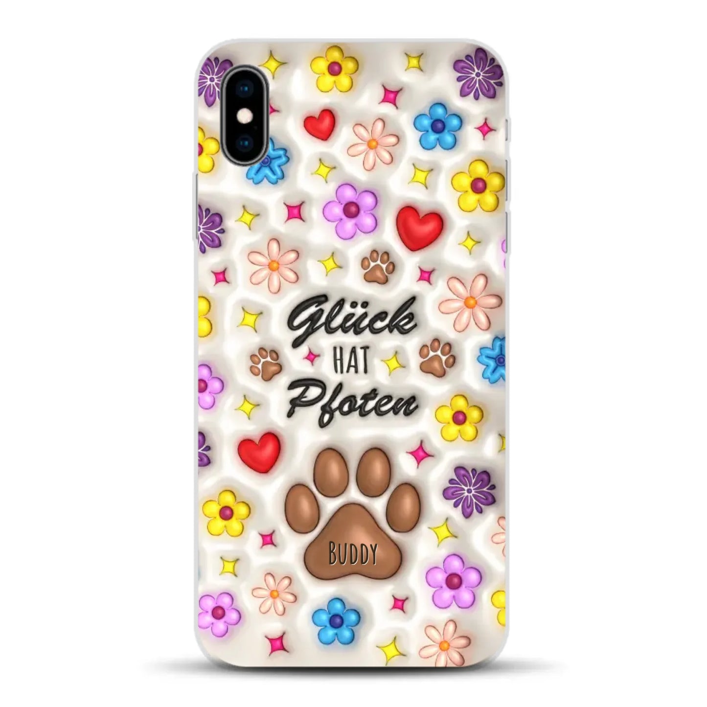 Glück hat Pfoten - Individuelle Handyhülle für iPhone
