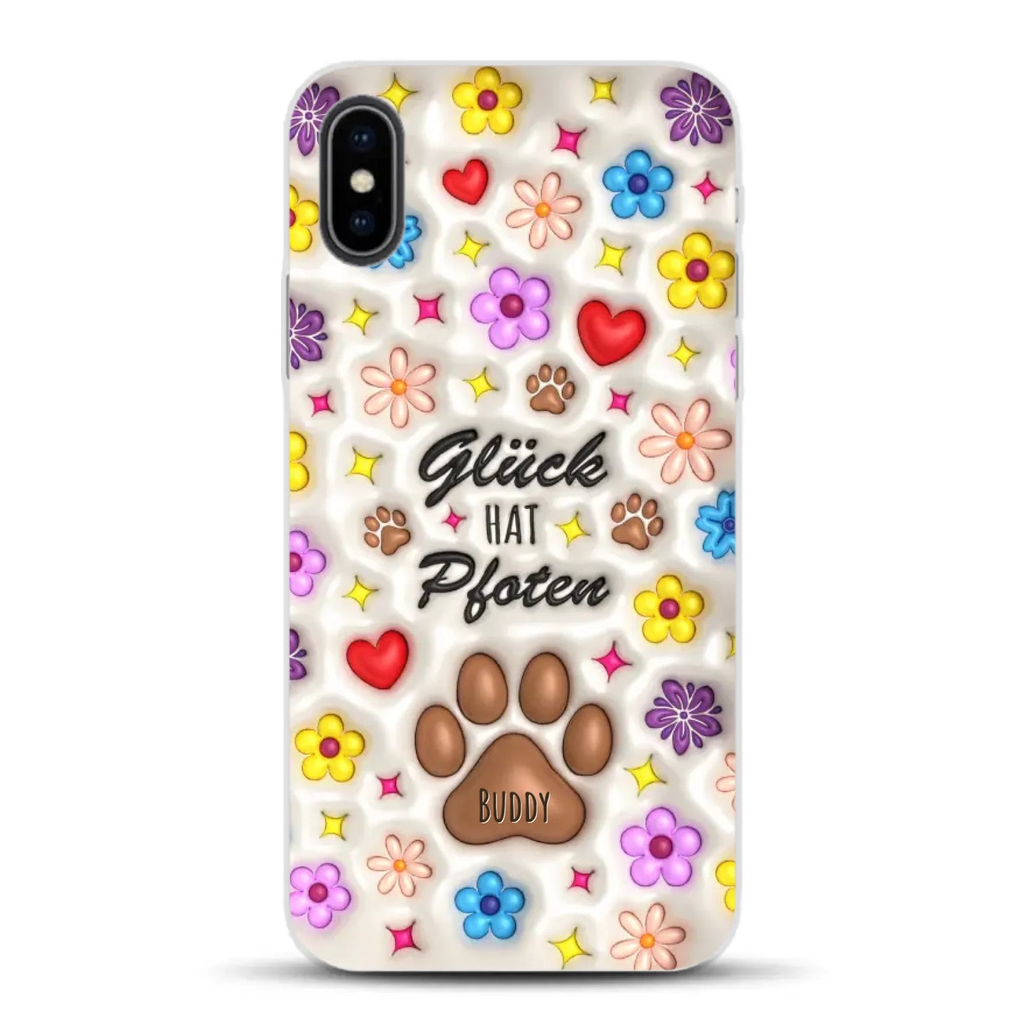 Glück hat Pfoten - Individuelle Handyhülle für iPhone
