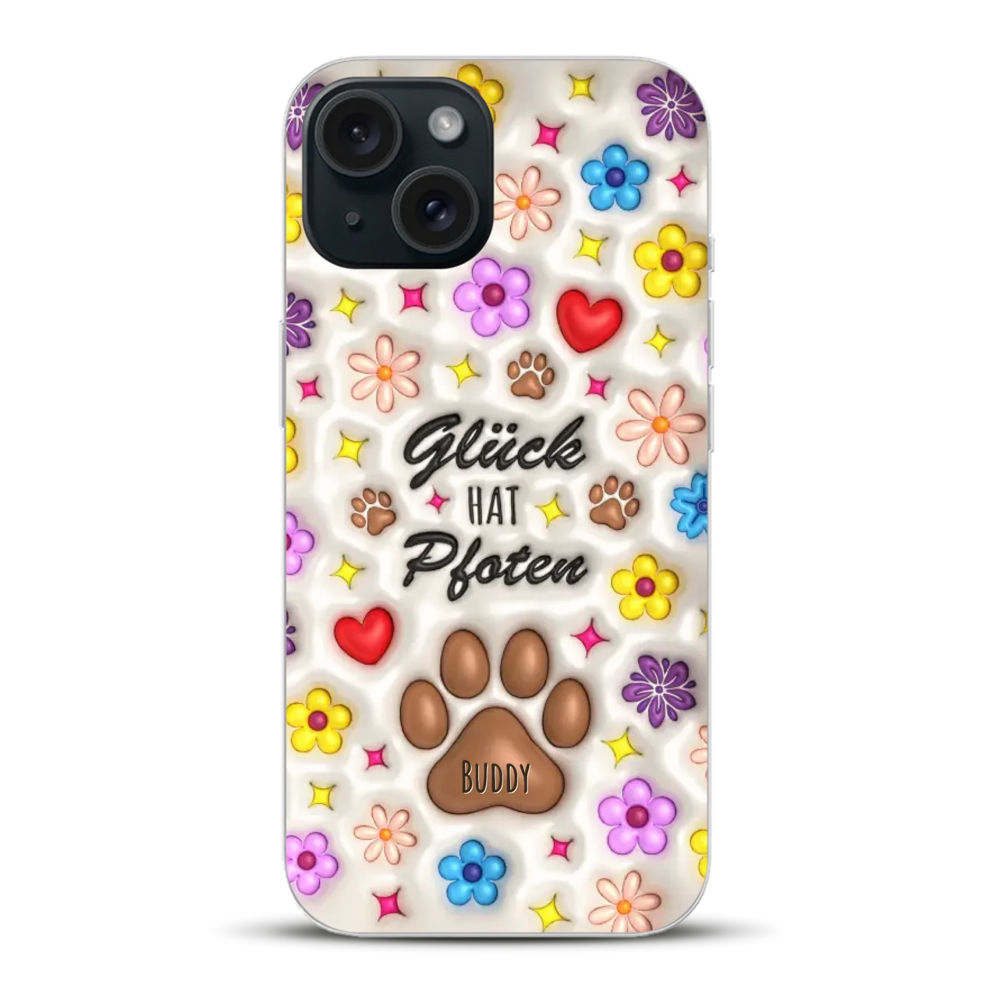 Glück hat Pfoten - Individuelle Handyhülle für iPhone