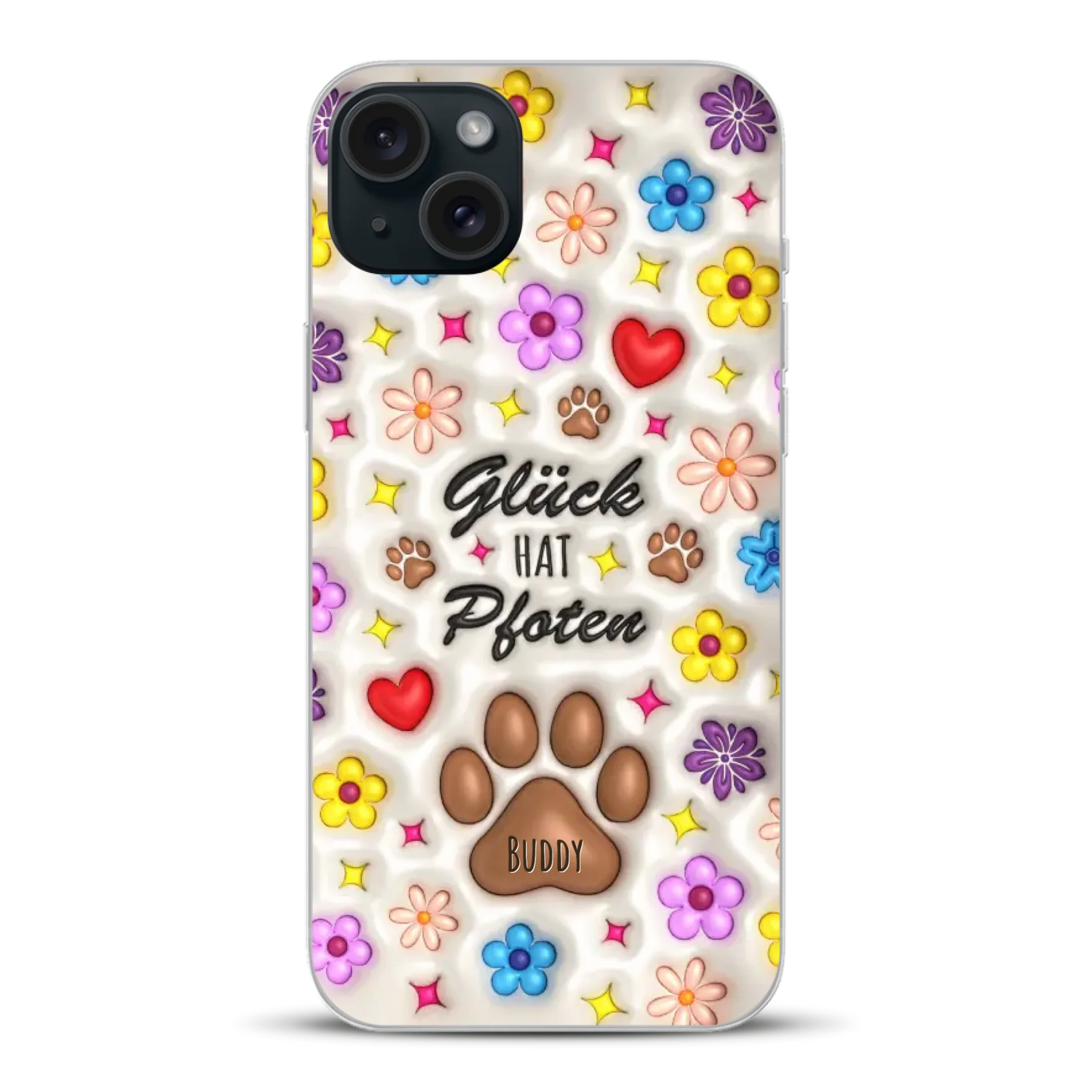 Glück hat Pfoten - Individuelle Handyhülle für iPhone
