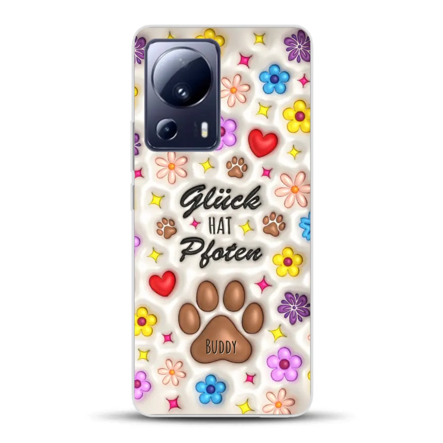 Glück hat Pfoten - Individuelle Handyhülle für Xiaomi