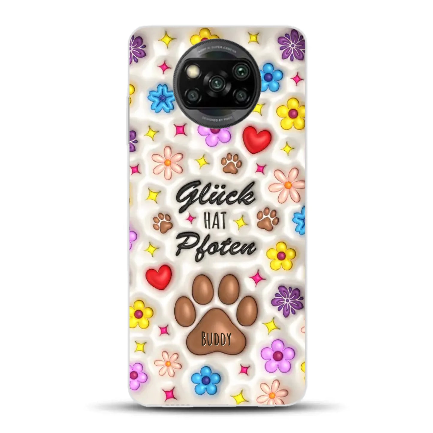 Glück hat Pfoten - Individuelle Handyhülle für Xiaomi