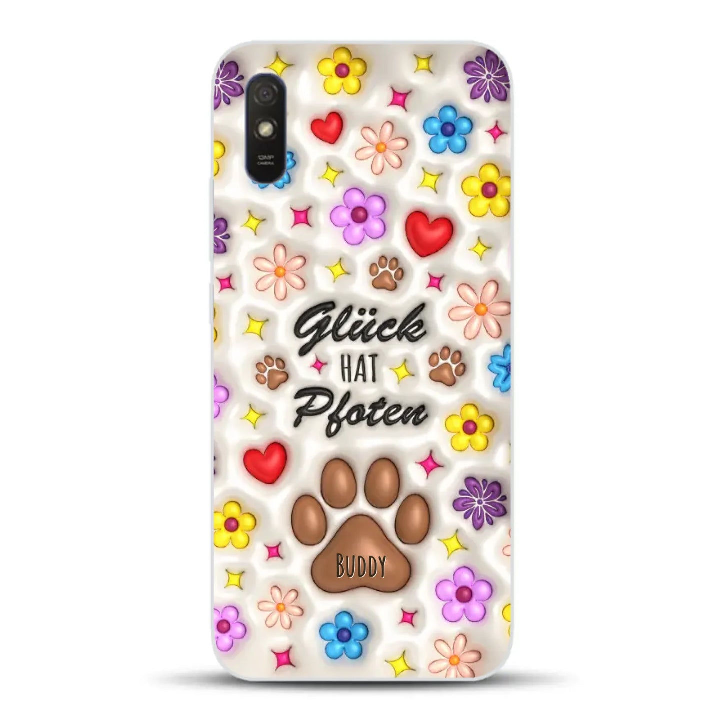 Glück hat Pfoten - Individuelle Handyhülle für Xiaomi