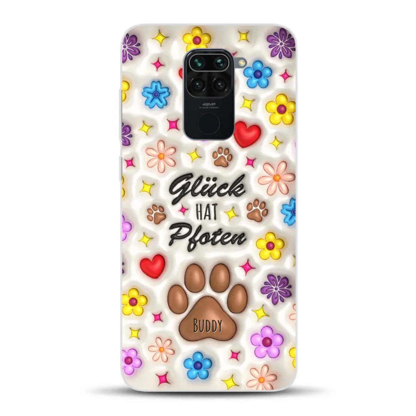 Glück hat Pfoten - Individuelle Handyhülle für Xiaomi