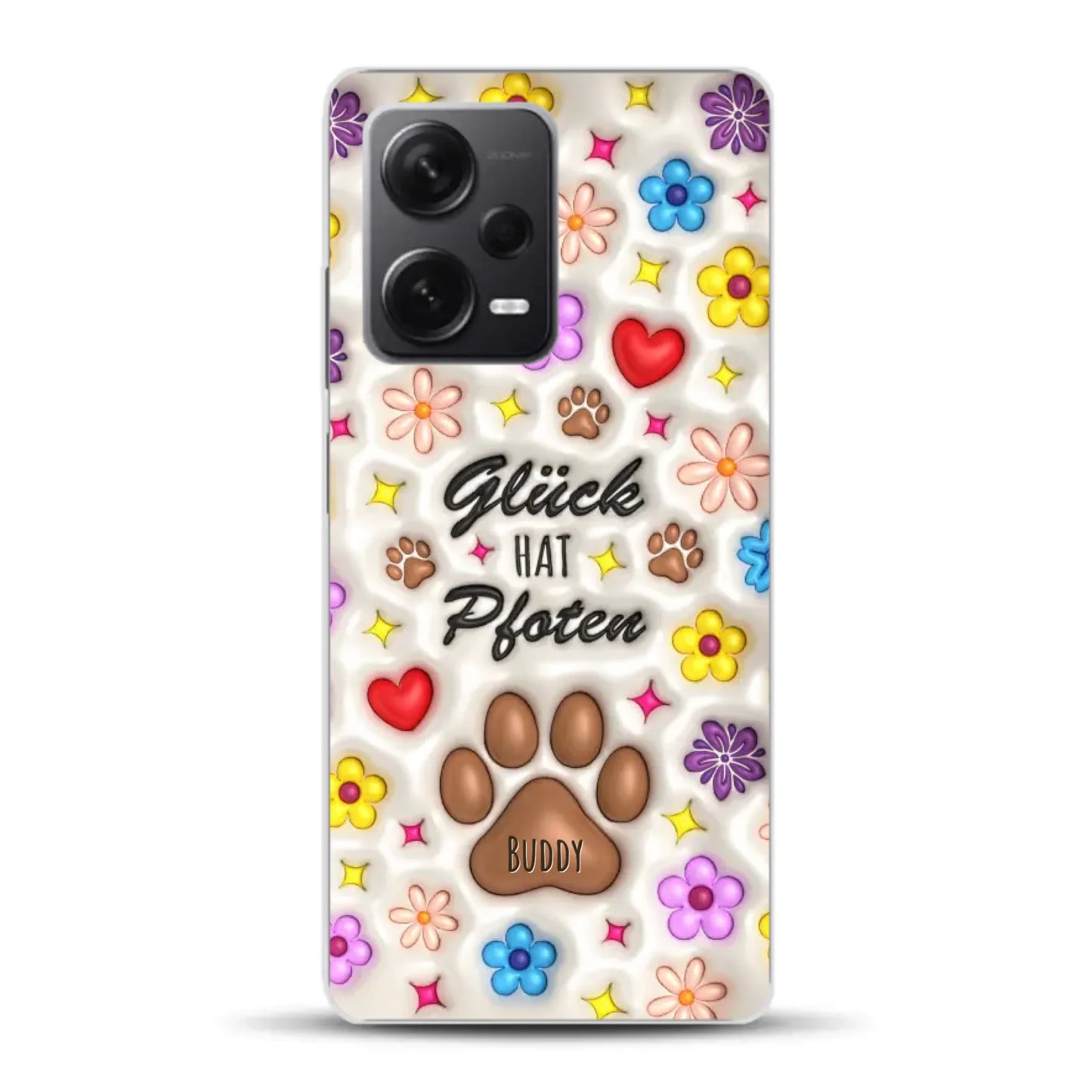 Glück hat Pfoten - Individuelle Handyhülle für Xiaomi