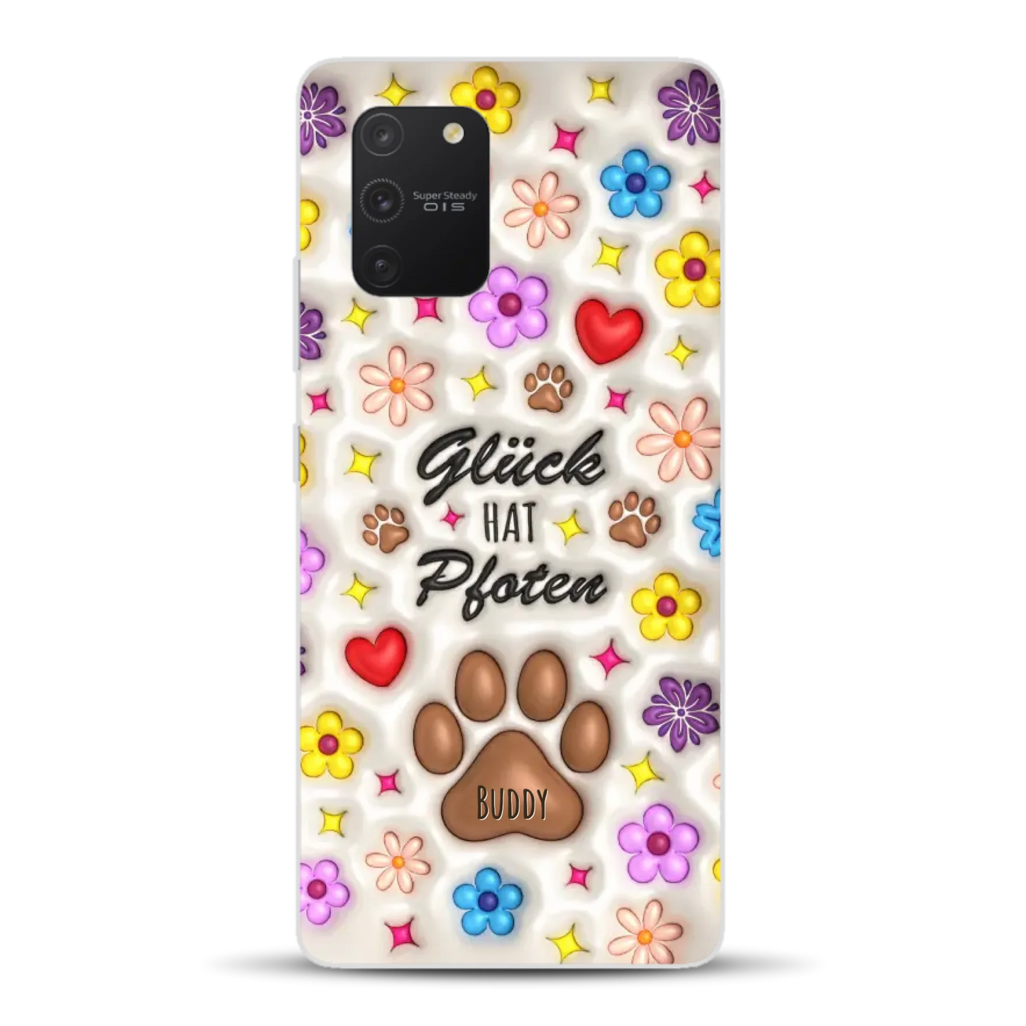 Glück hat Pfoten - Individuelle Handyhülle für Samsung