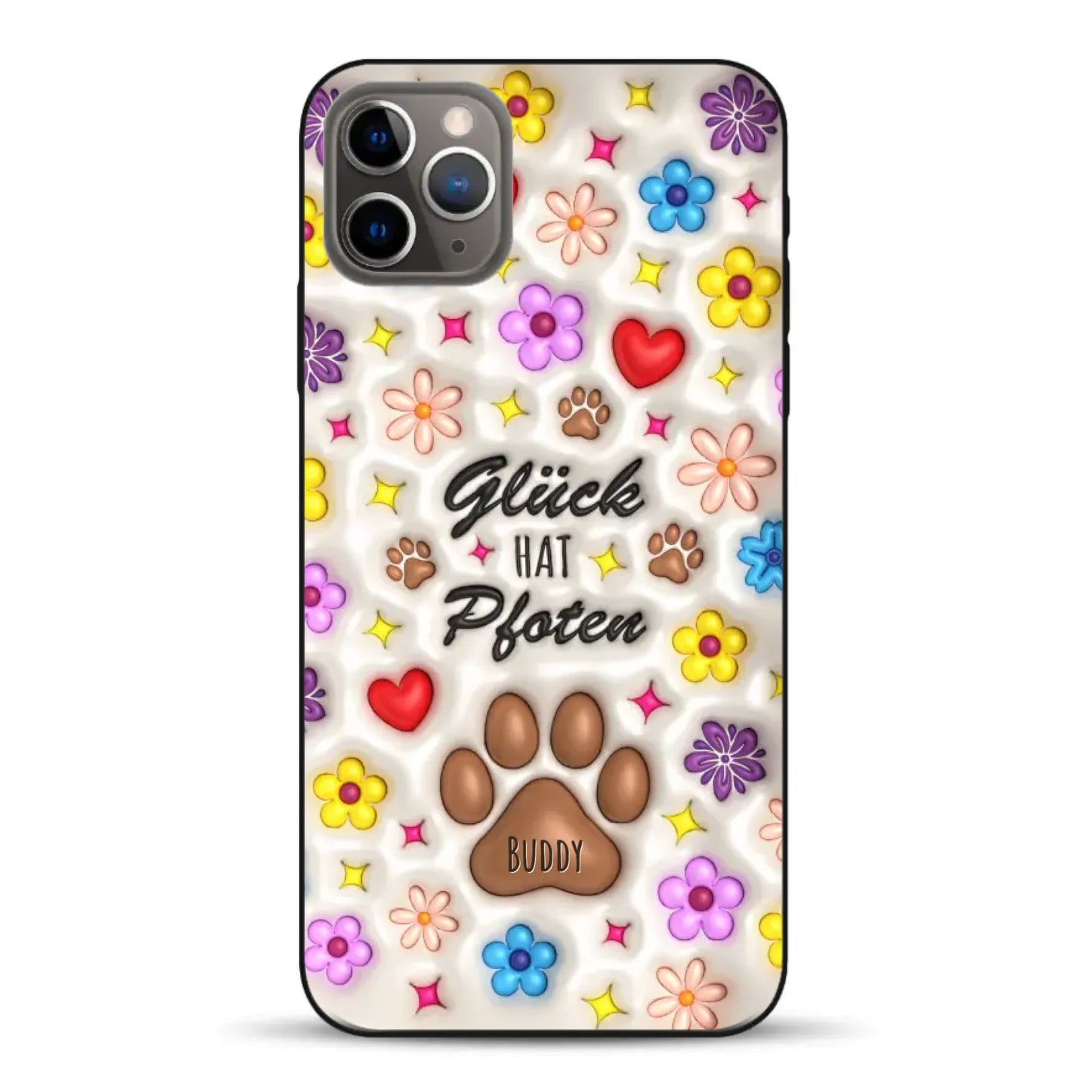Glück hat Pfoten - Individuelle Handyhülle für iPhone