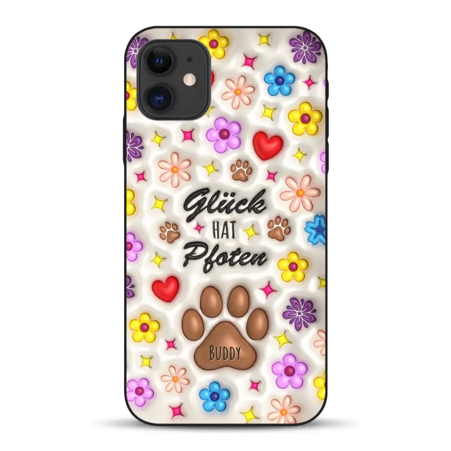 Glück hat Pfoten - Individuelle Handyhülle für iPhone